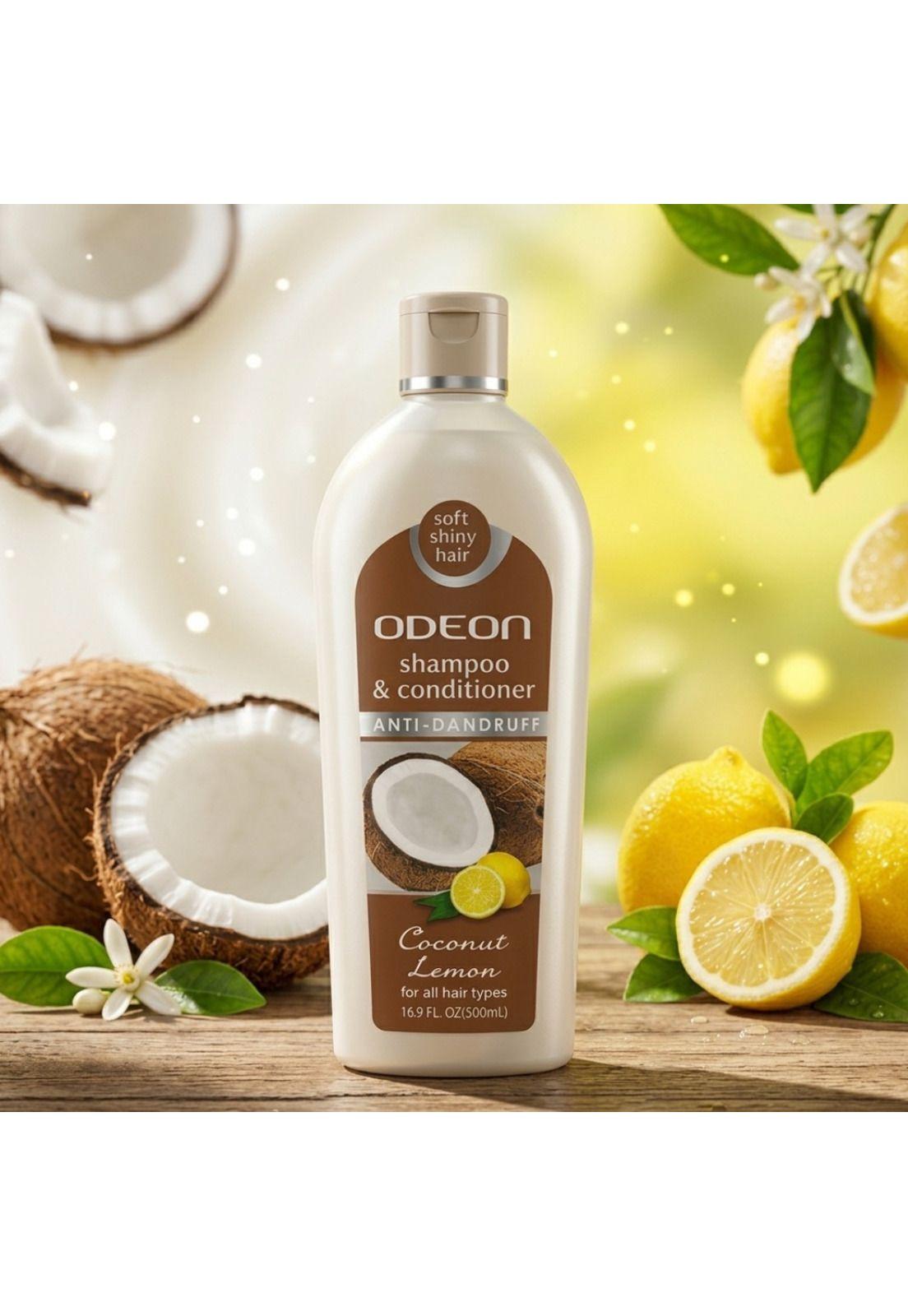 Odeon Shampoo y Acondicionador  Coco Limón 500 ml-1