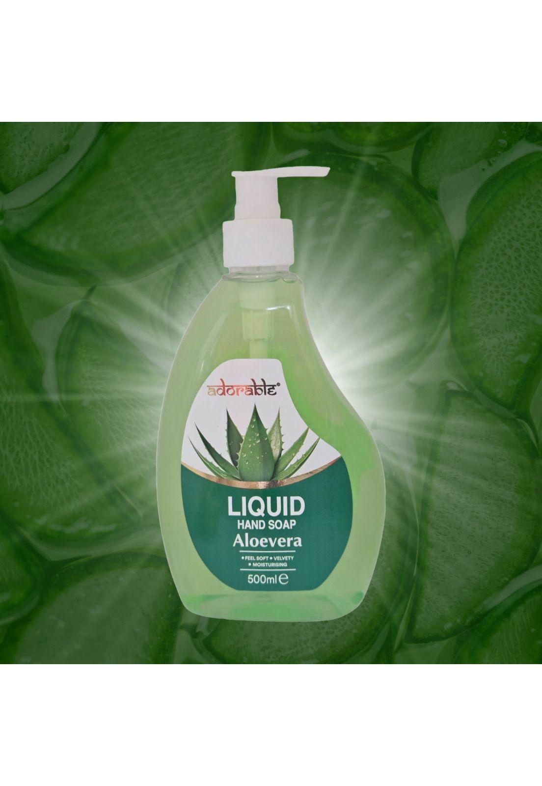 Adorable Jabon Liquido Para Manos Aloe Vera 500 ml-2