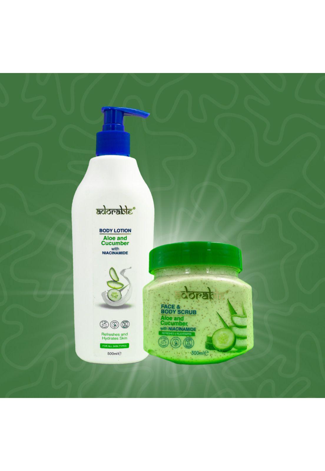 Pack Adorable Corporal Aloe Vera - Cucumber & Vit B3-2