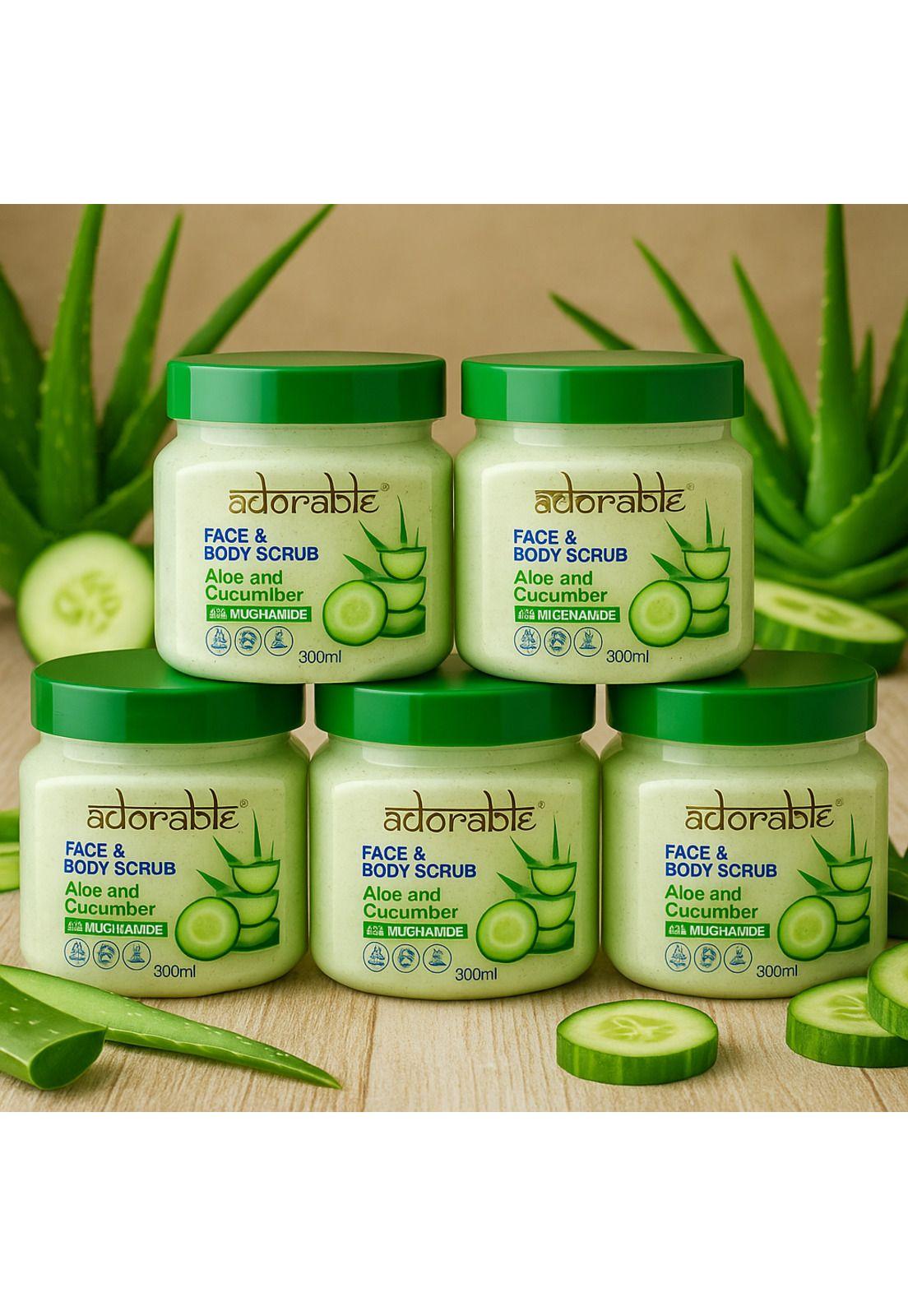 Pack Adorable 6 Exfoliante Aloe Vera-Cucumber & Vit B3 300ml-2