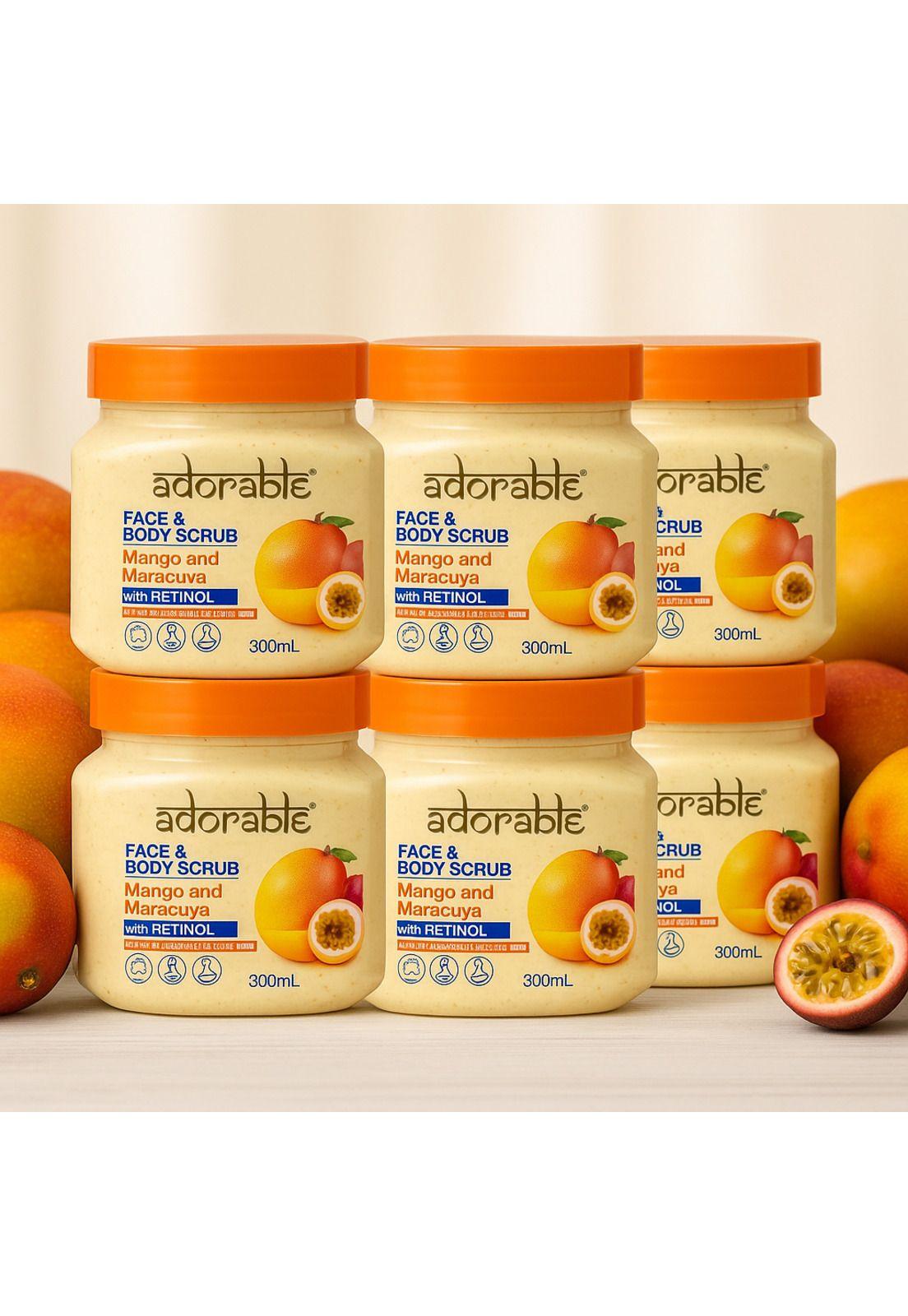 Pack Adorable 6 Exfoliantes Mango-Maracuya & Retinol 300 ml-2