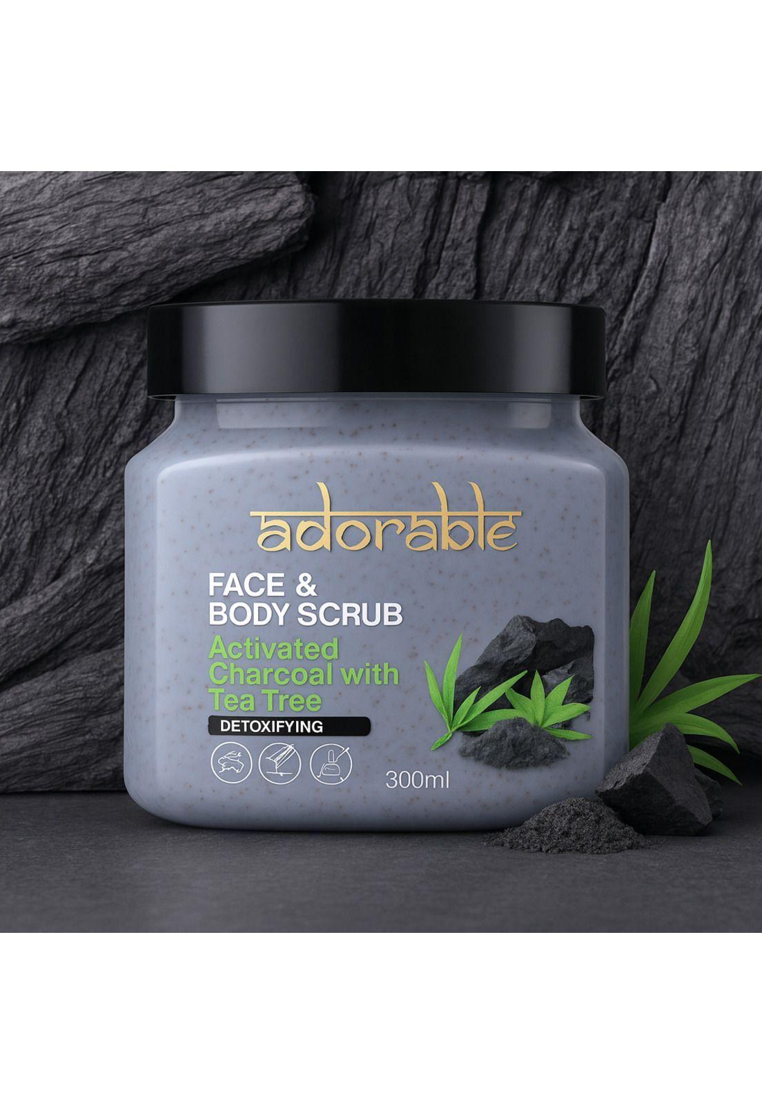 Adorable Exfoliante Carbón Activo & Árbol de Té 300 ml-1