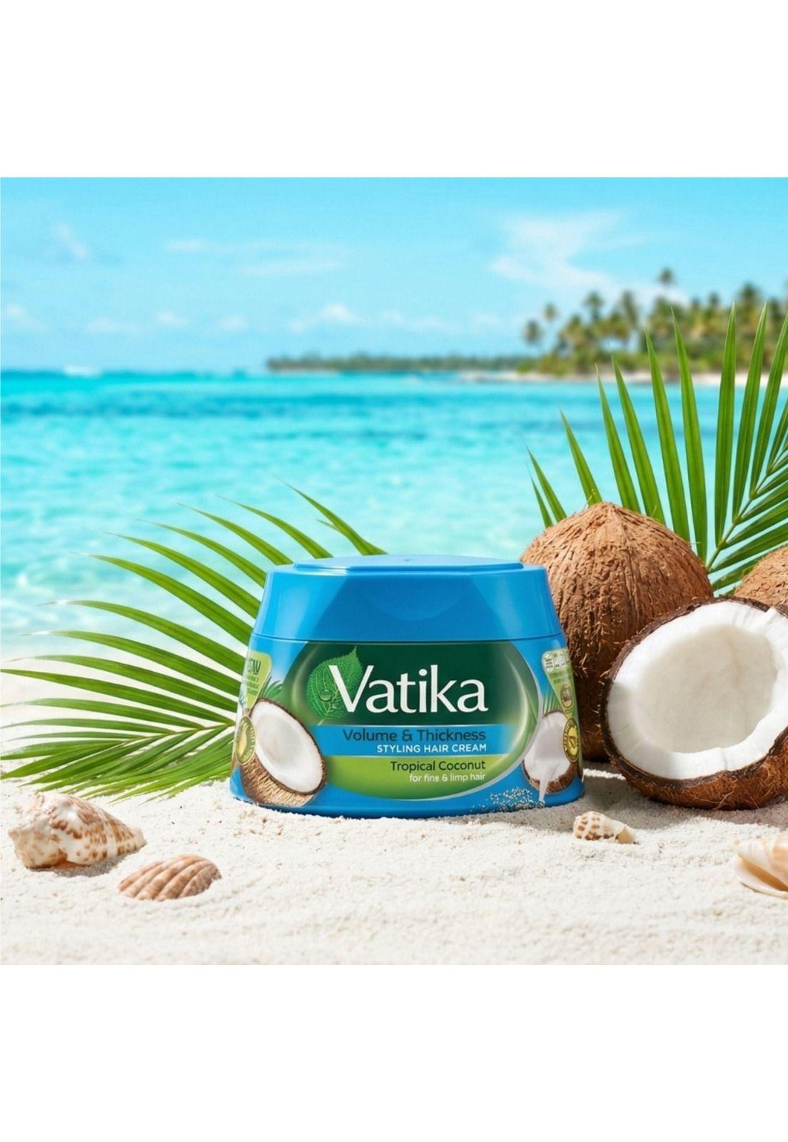 Vatika Crema de Peinar Coconut 140 ml-2