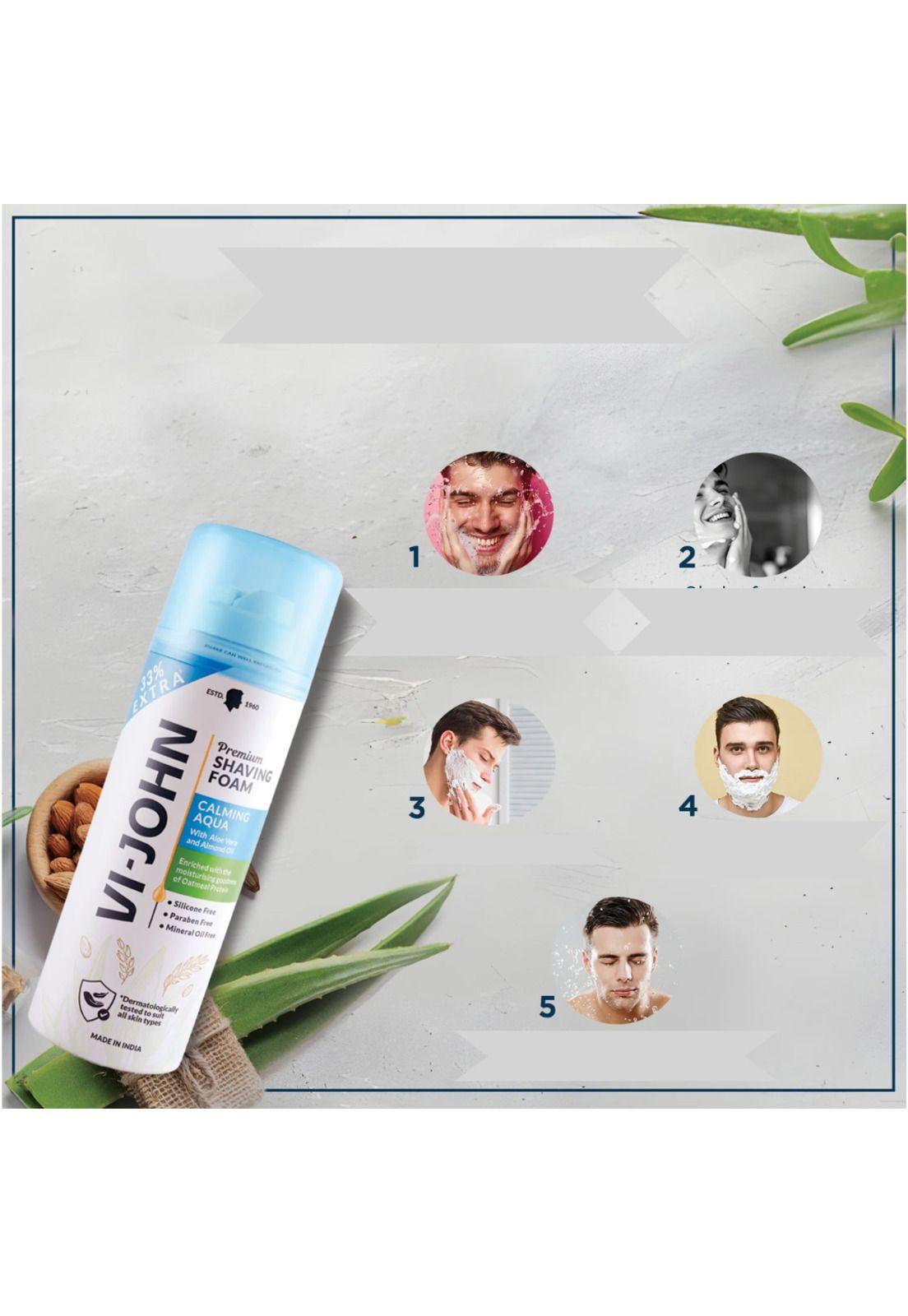 Vi-John Espuma de Afeitar Premiun Relajante 200 gr-2