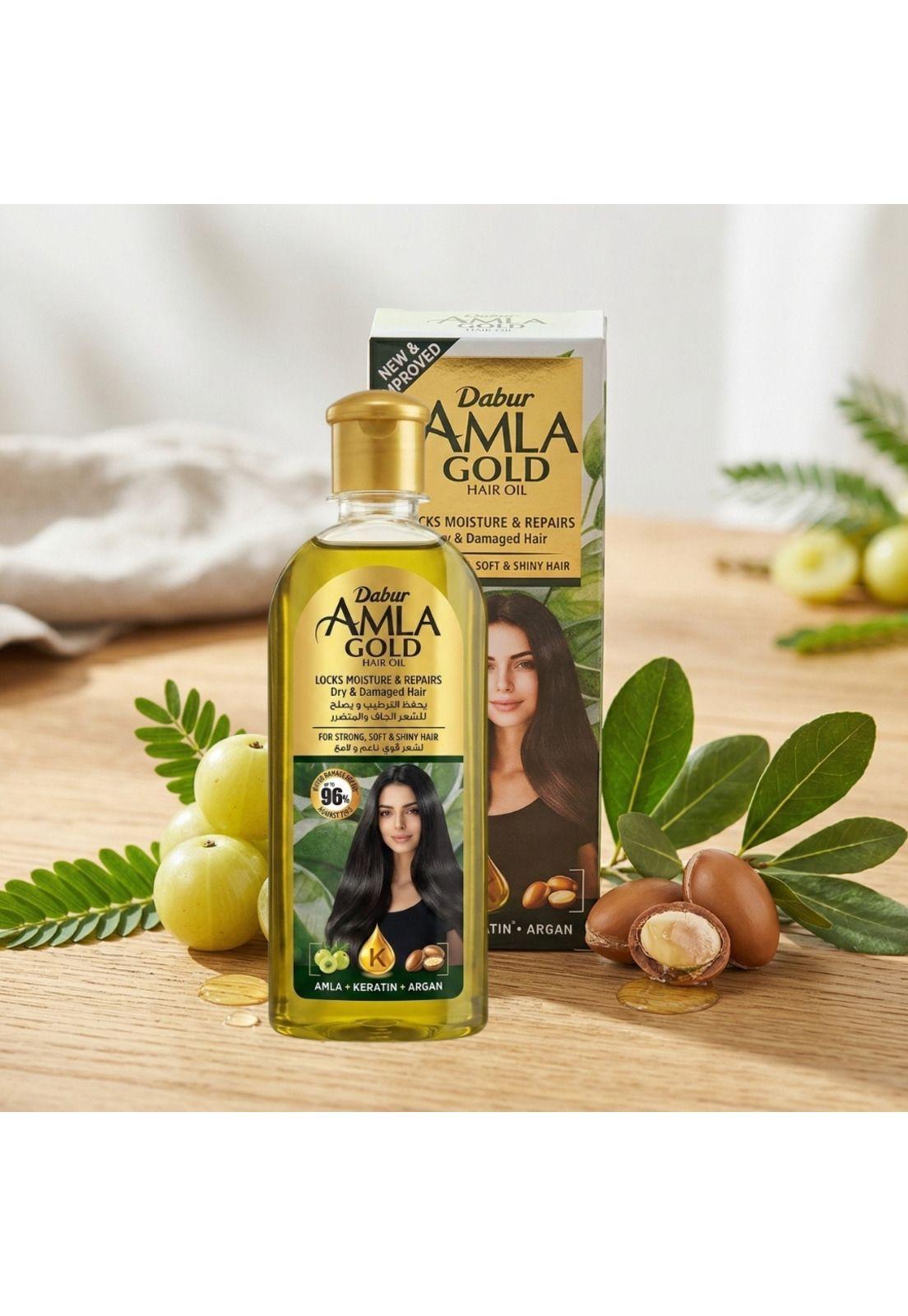 Dabur Amla Aceite Capilar Gold Hair Oil 200 ml-2