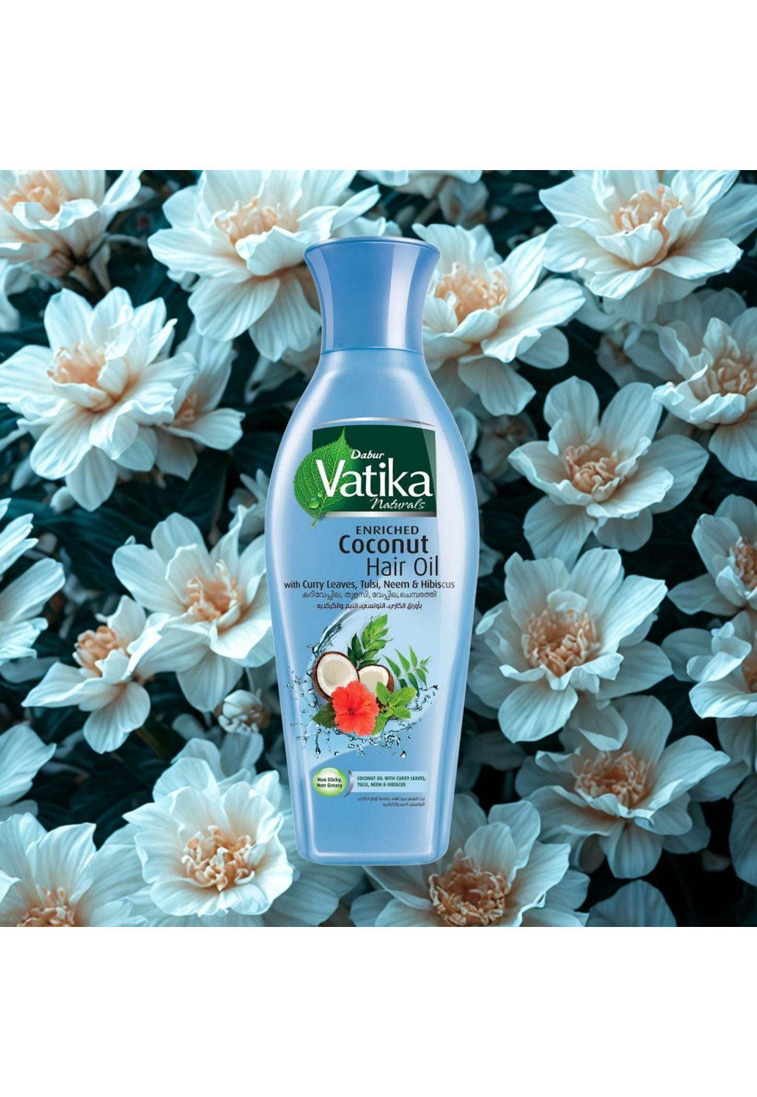 Vatika Aceite Capilar Coco y Hojas de Curry 250 ml-2
