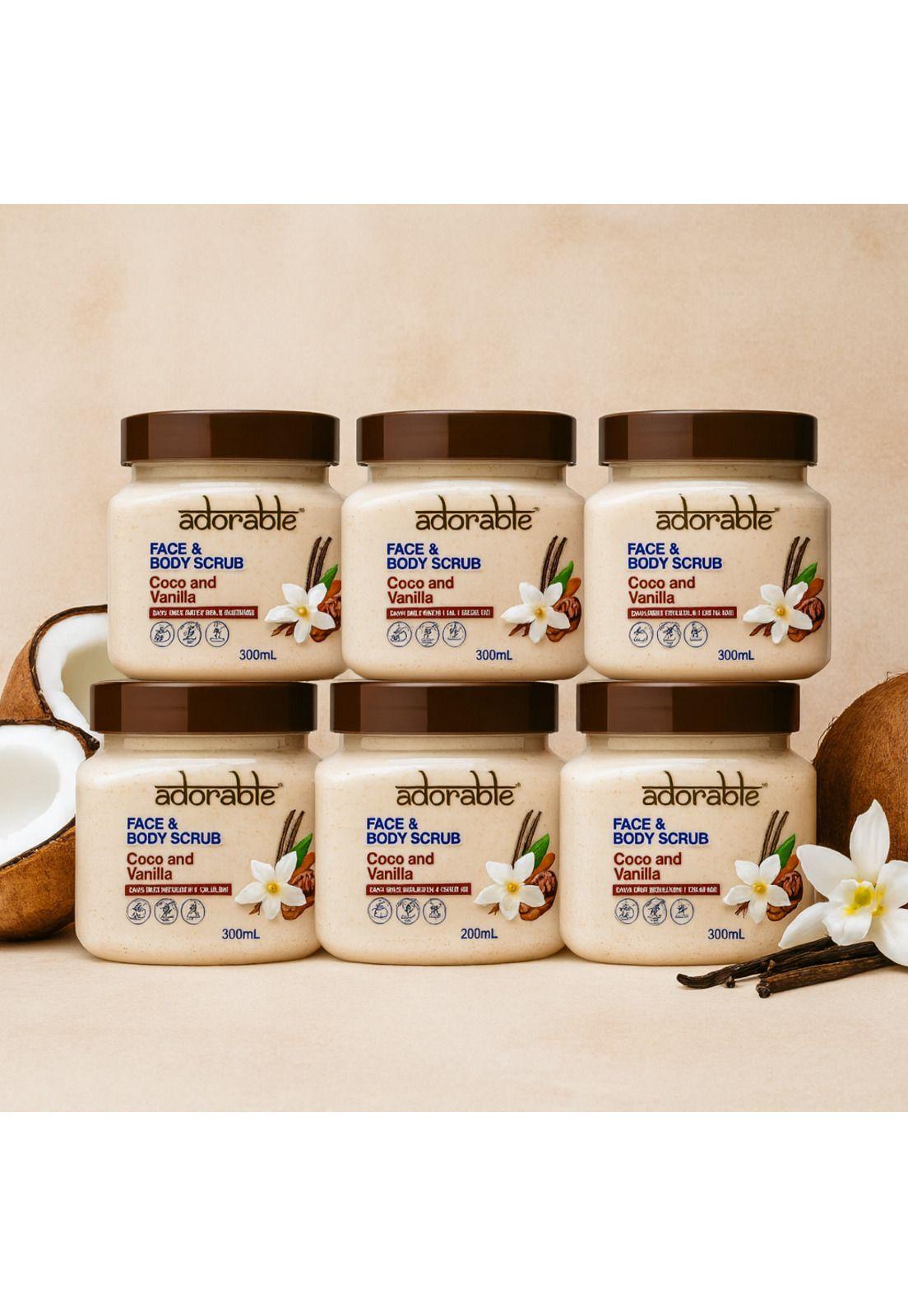 Pack Adorable 6 Exfoliantes Coco-Vainilla 300 ml-2
