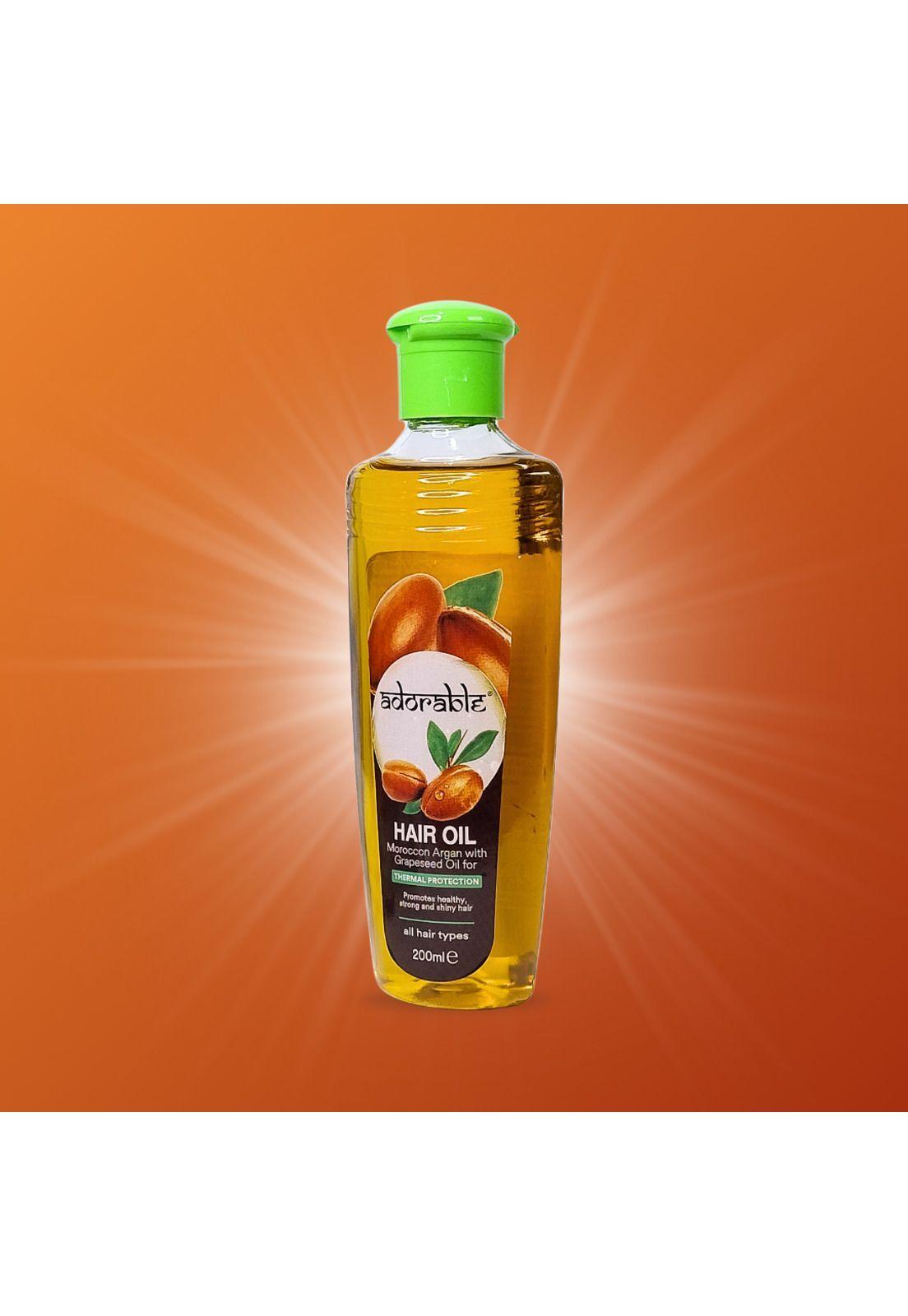 Adorable Aceite Capilar Argan & Prot. Térmica 200 ml-2