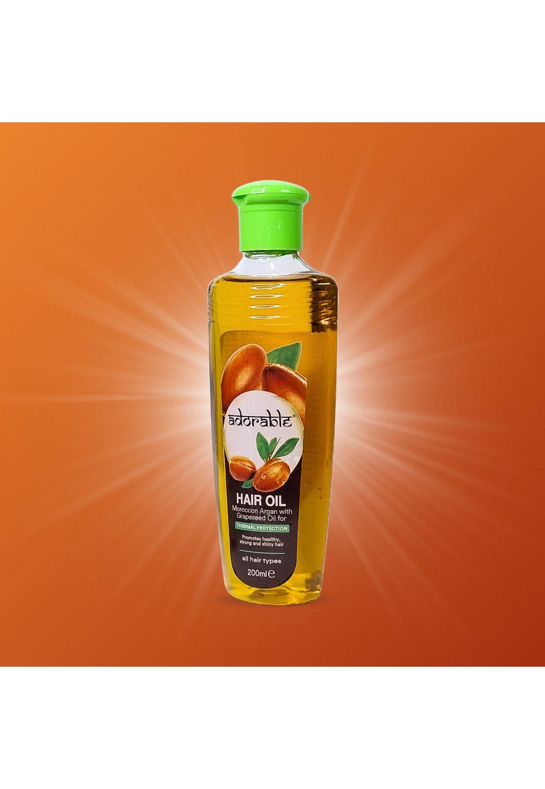 Adorable Aceite Capilar Argan & Prot. Térmica 200 ml-2