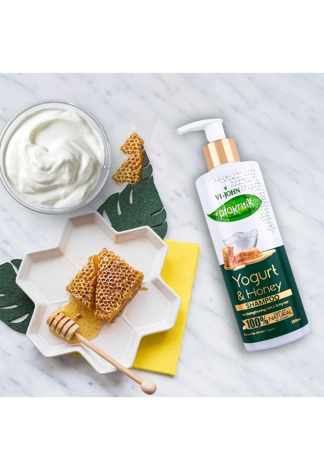 Prakritik Shampoo Yogurt y Honey 250 ml-2