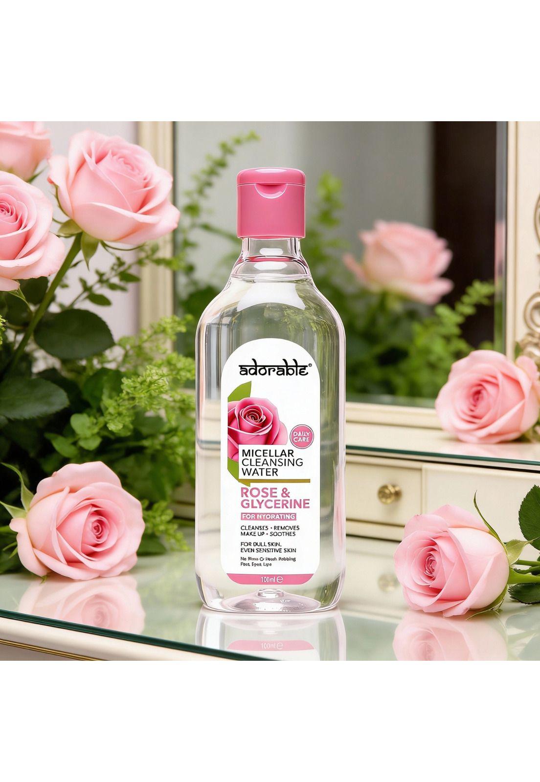Adorable Agua Micelar Rosa & Glicerina 100 ml-2