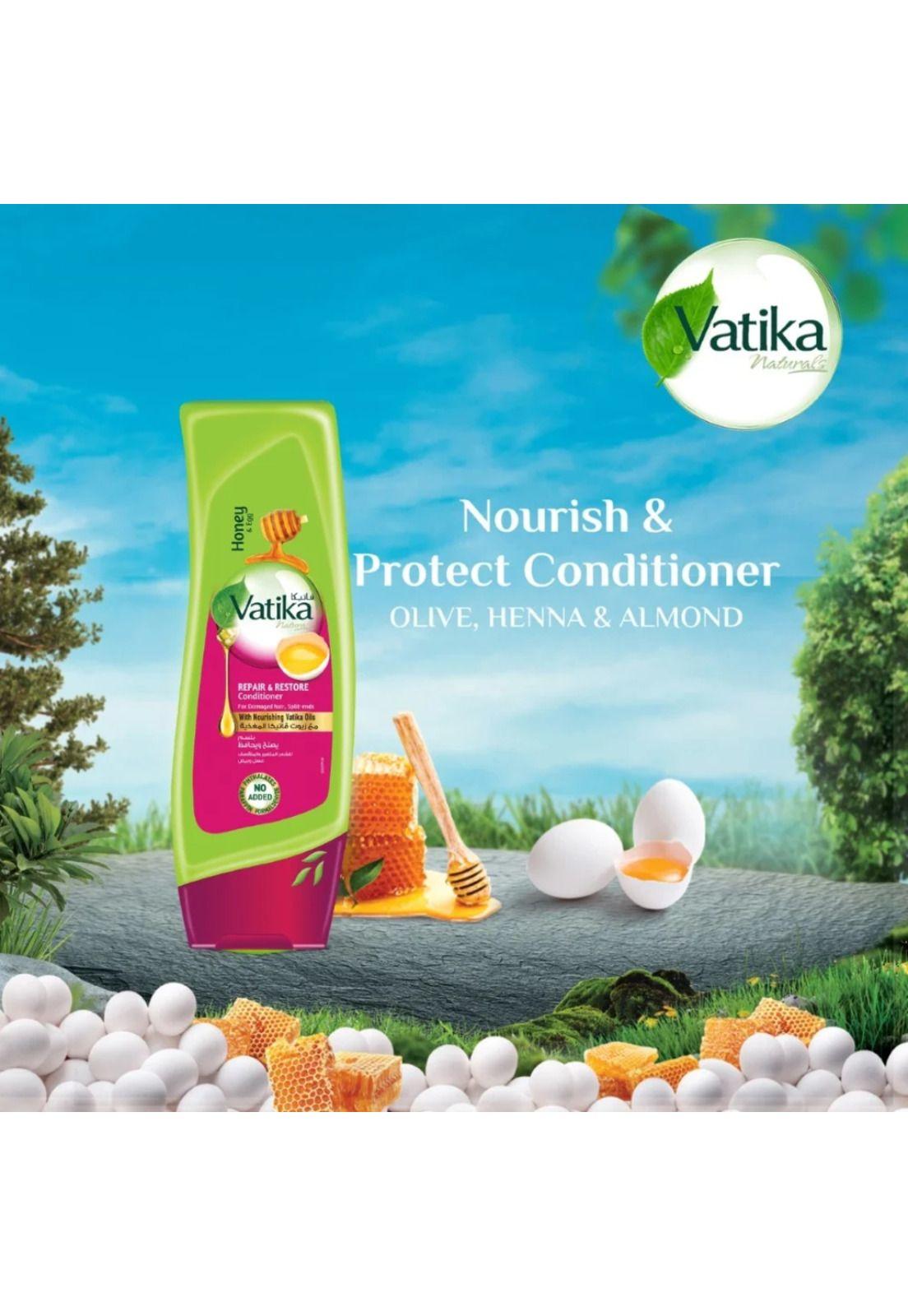 Acondicionador Vatika Miel y Huevo Repara y Restaura 400 ml-2