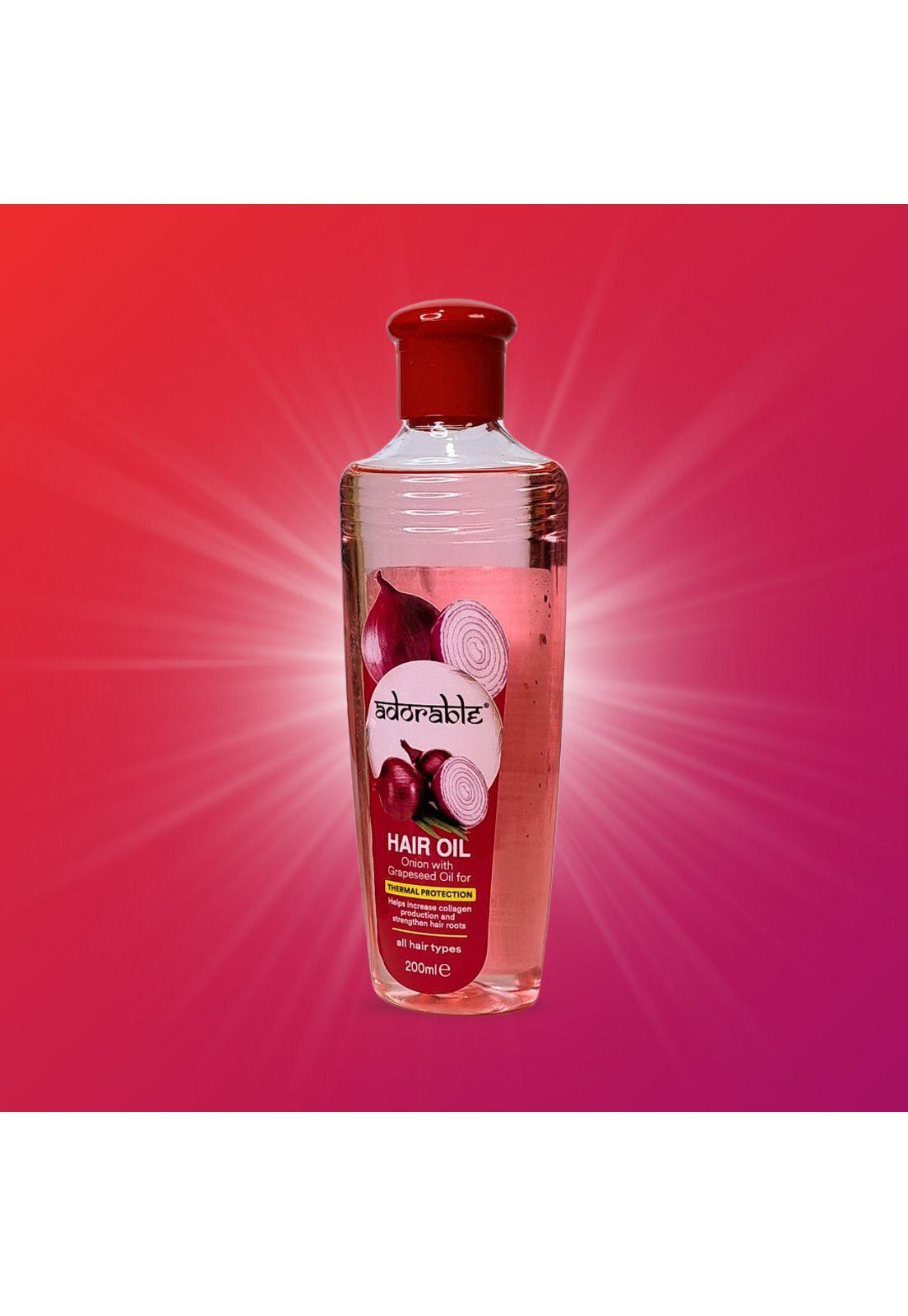 Adorable Aceite Capilar Cebolla & Prot. Térmica 200 ml-2