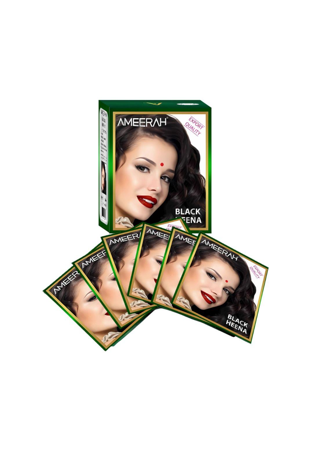 Ameerah Henna Black 10 gr X 6 Sachets-0