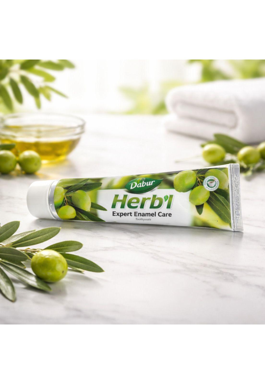 Pasta Dental Herb'l Oliva + Cepillo de Dientes 150gr-2