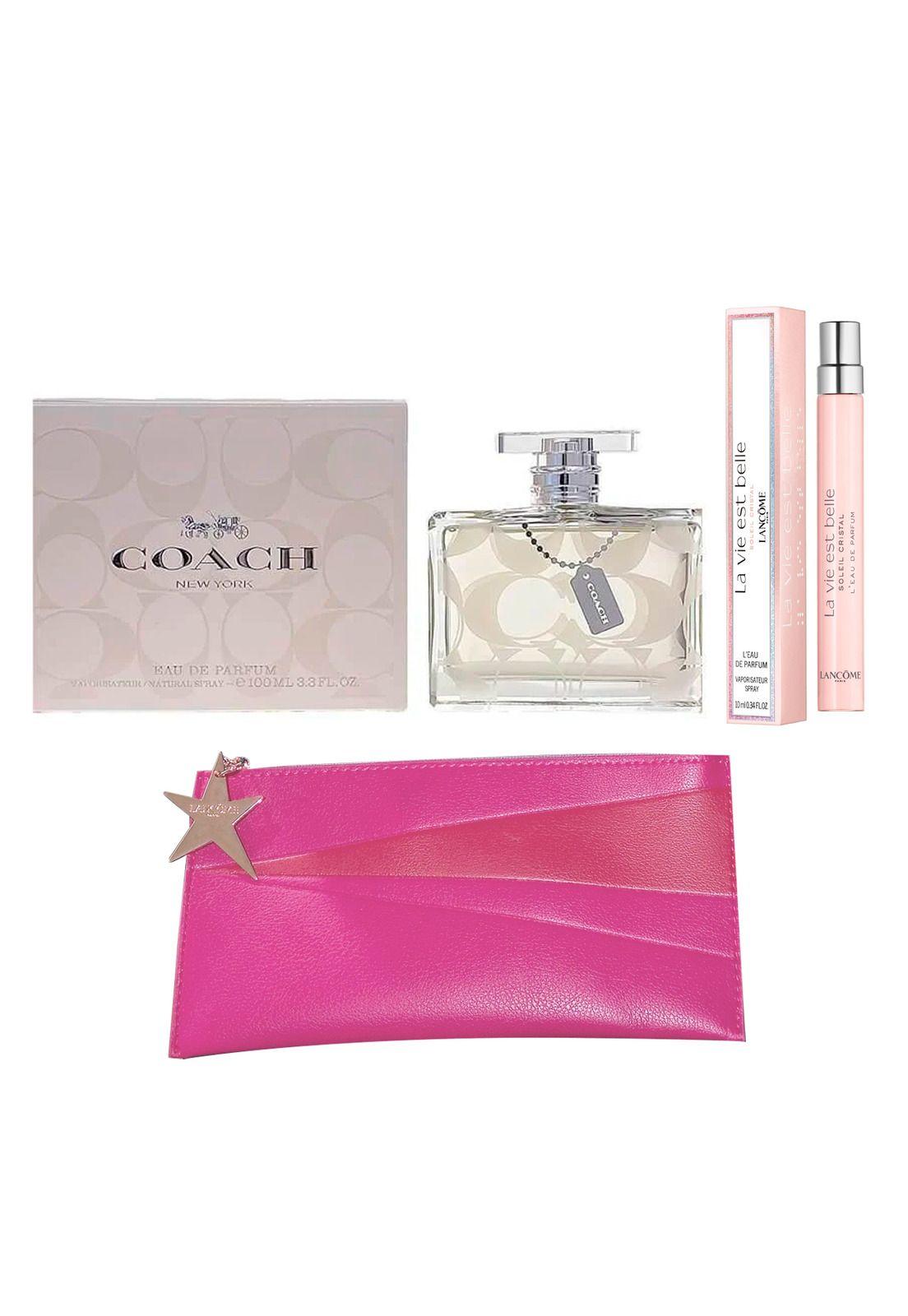 Set Coach New York EDP 100 ml + La Vie Est Belle Soleil Cristal 10 ml + Pouch-0