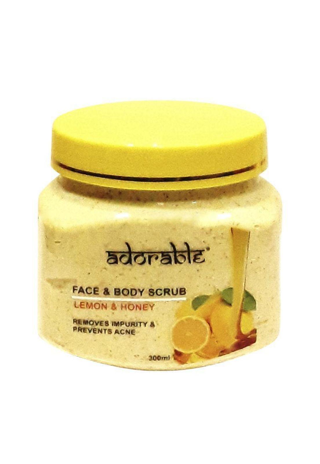 Adorable Exfoliante Cuerpo y rostro Limón-Miel 300 ml-0