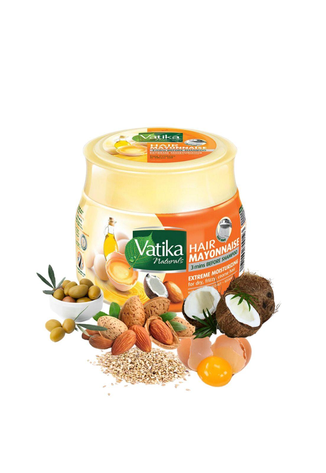 Vatika Pack 3 Uds Mayonesa Capilar Surtidos 500 ml-1