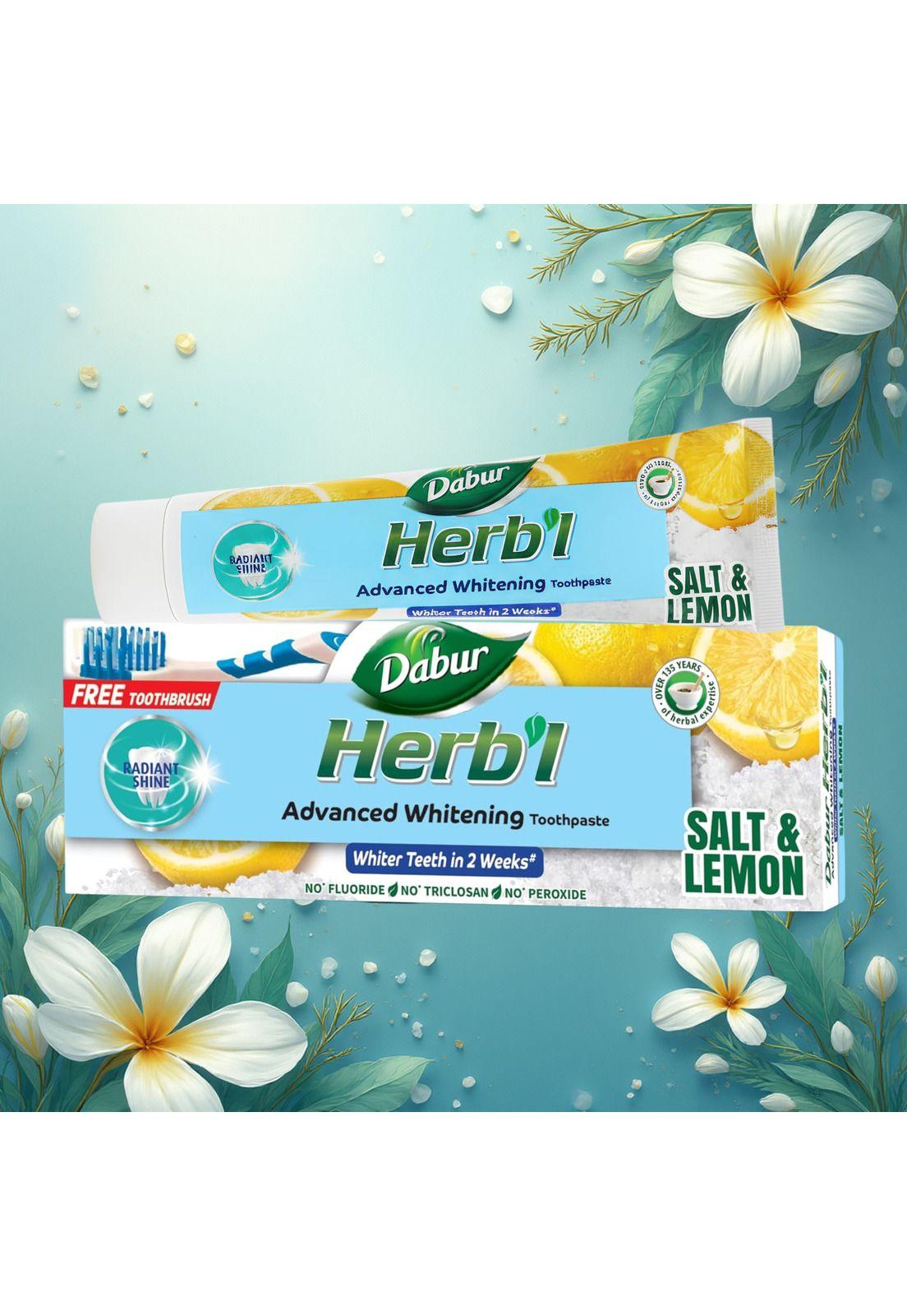 Pasta Dental Sal & Limón (Avanzada)+ Cepillo Dental 150gr-2