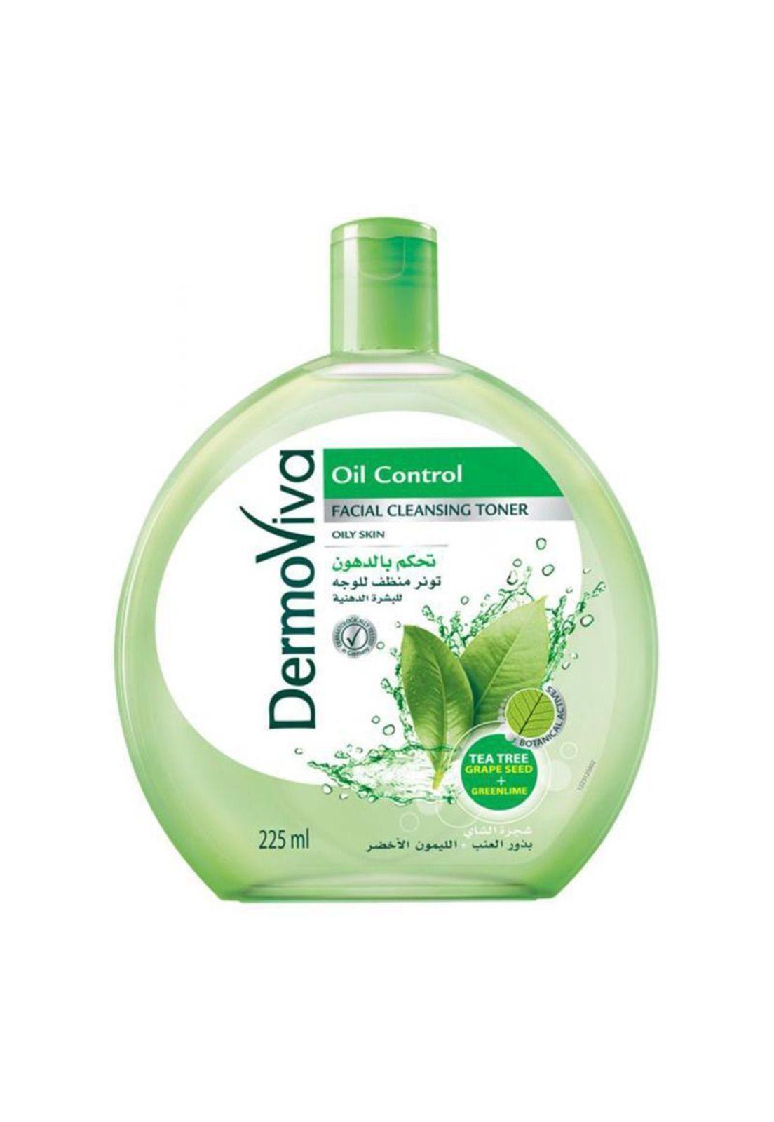 DermoViva Tónico Limpiador Facial Control Grasitud 225ml-0