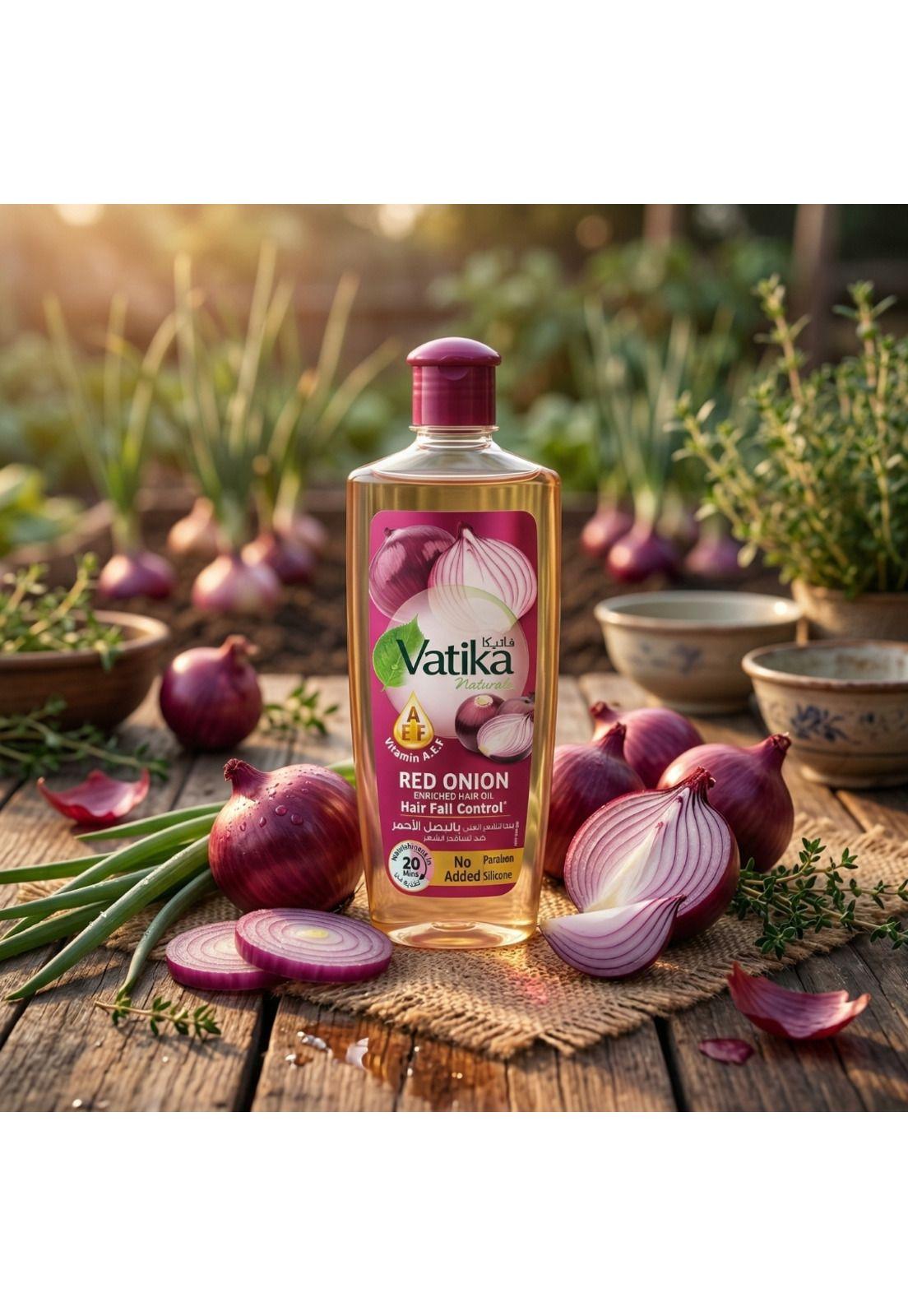 Vatika Aceite Capilar Cebolla 300 ml-2