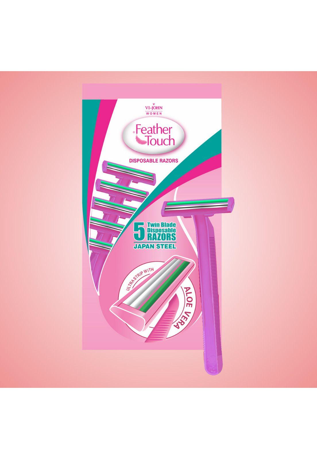 Vi-John Prestobarba Desechable Aloe Vera X 5 Mujer-2