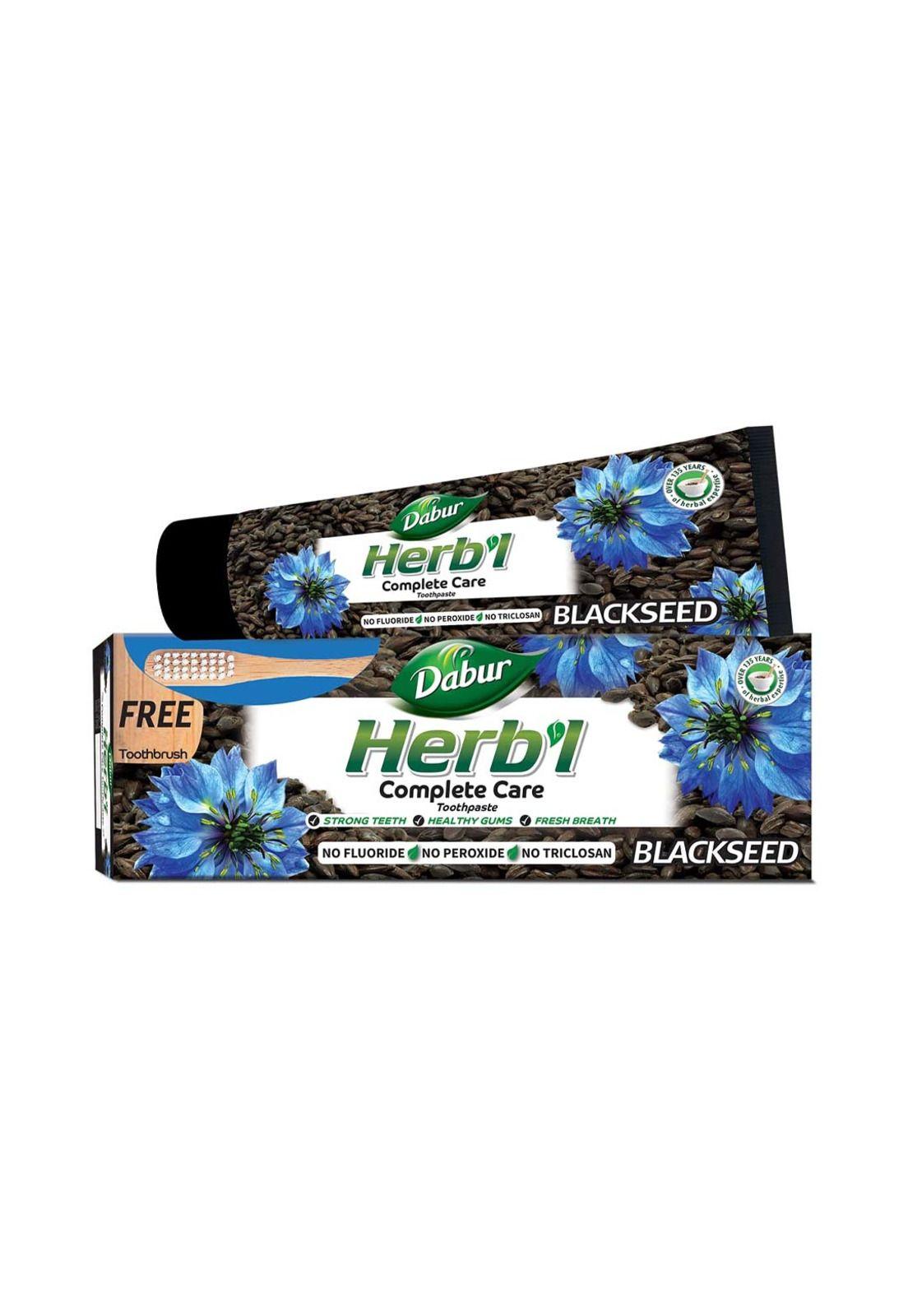 Pasta Dental Herb'l Semilla Negra + Cepillo de Dientes 150gr-0