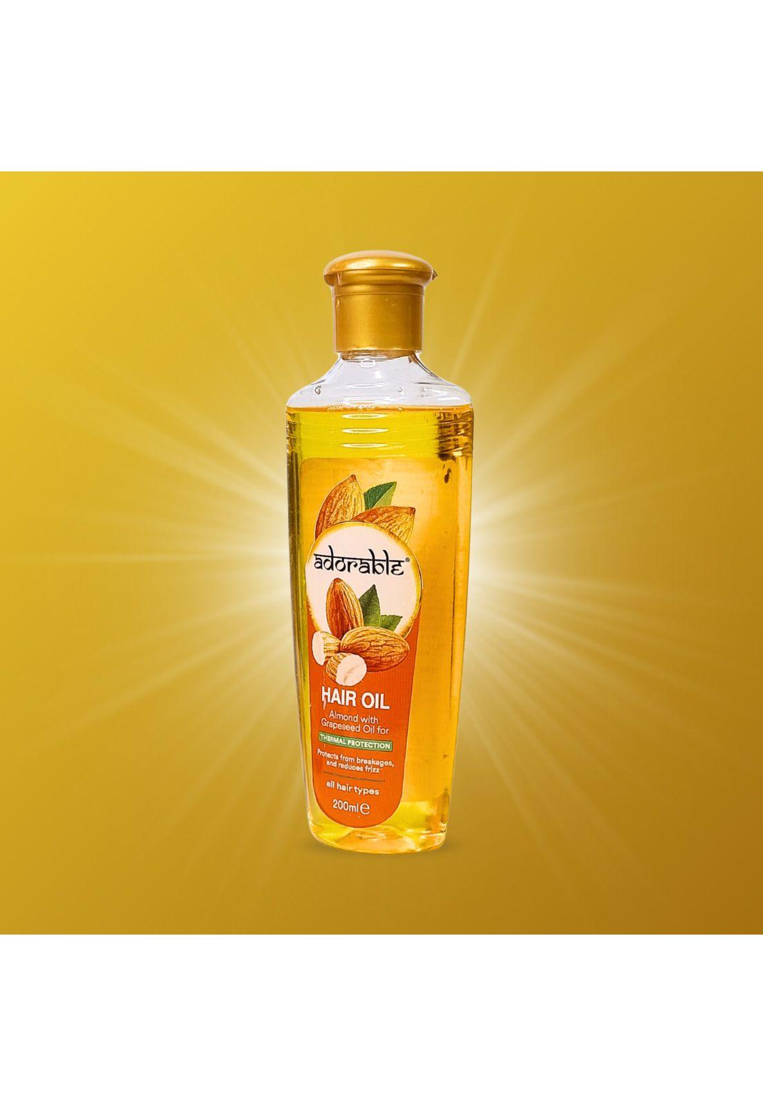 Adorable Aceite Capilar Almendra & Prot. Térmica 200 ml-2