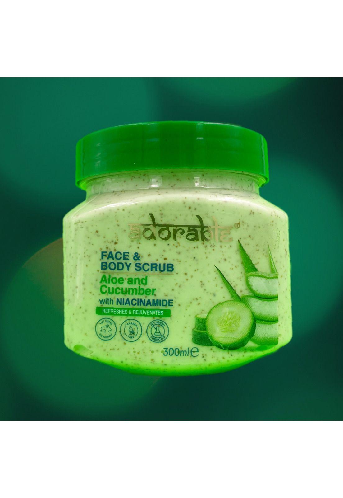 Adorable Exfoliante Aloe & Cucumber con Niacinamide 300 ml-2