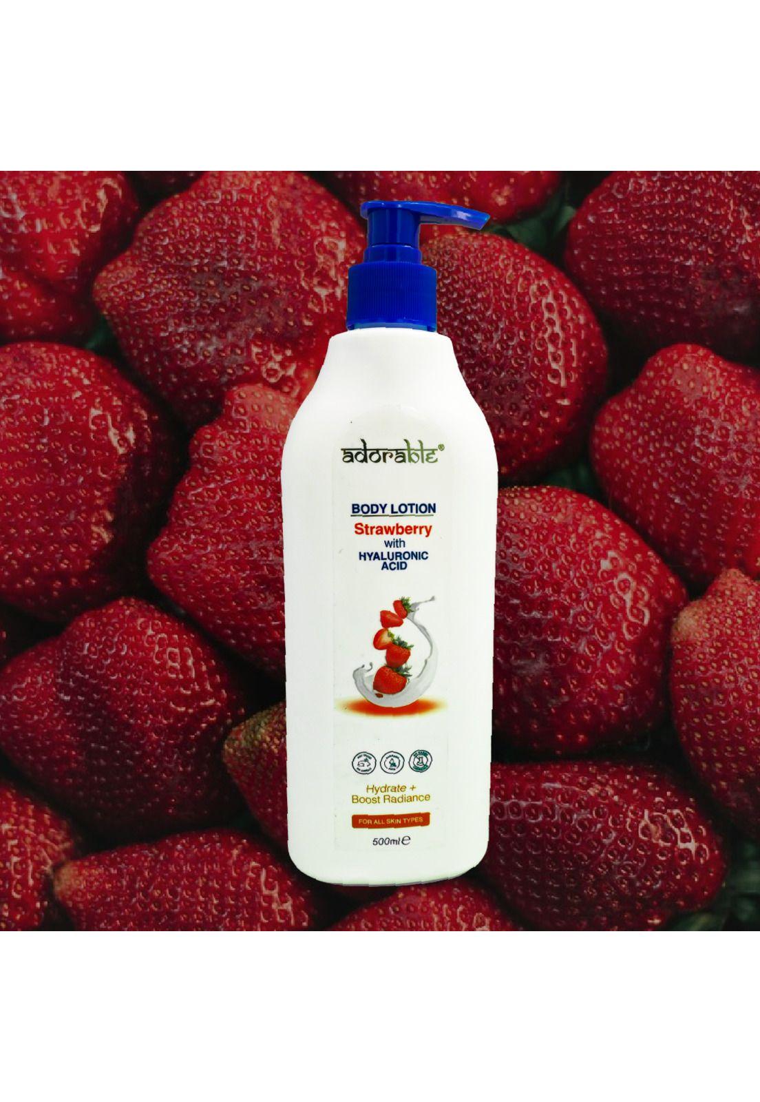 Adorable Loción Corporal Frutilla & Ácido Hialurónico 500 ml-2