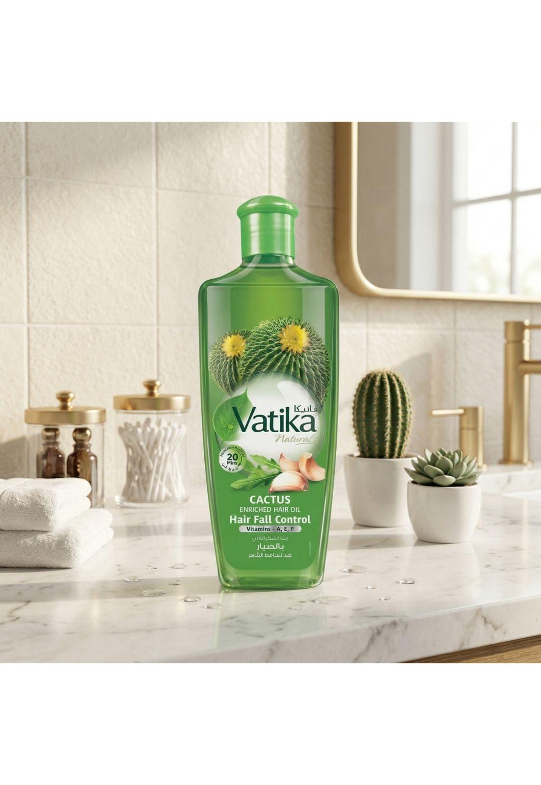 Vatika Aceite Capilar Cactus 300 ml-2