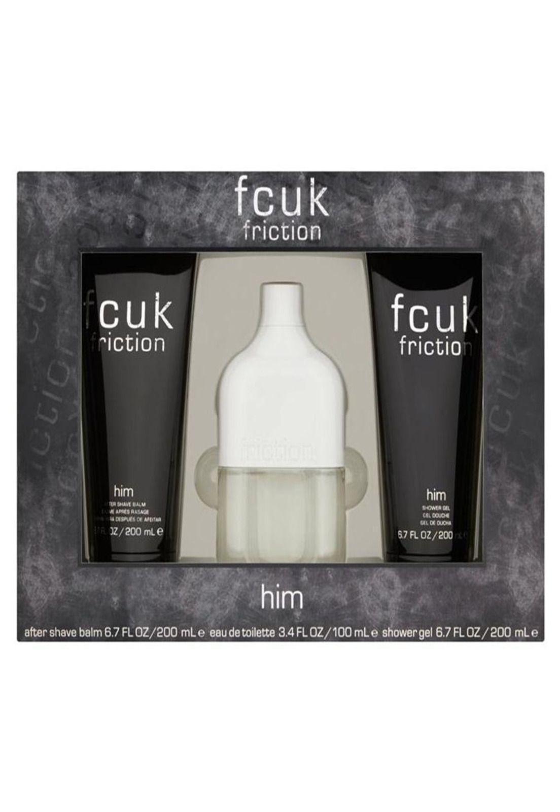 Fcuk Friction Him 100ml Estuche 3pcs-0