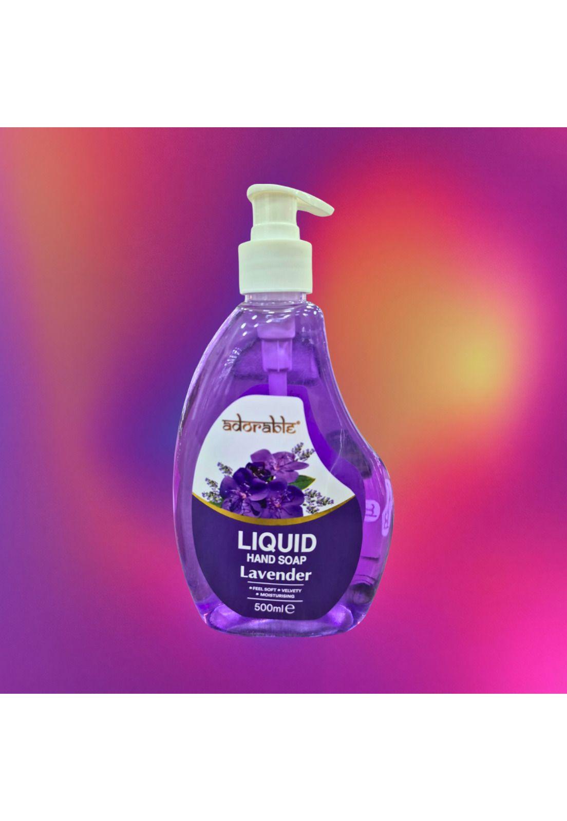 Adorable Jabón Liquido para Manos Lavanda 500 ml-1
