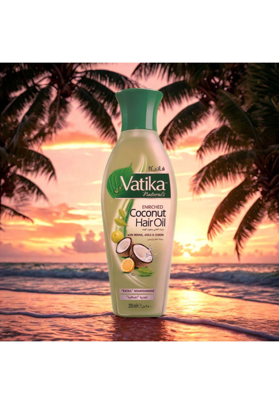 Vatika Aceite Capilar Coconut, Henna, Amla & Limón 250 ml-2