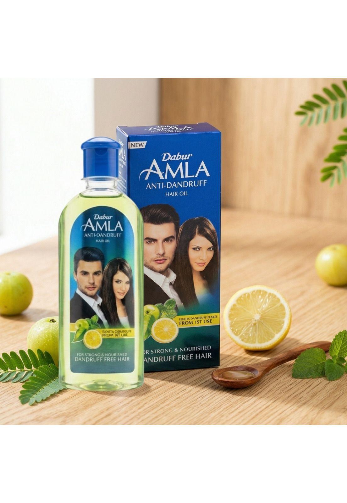 Dabur Amla Aceite Capilar Limón Anticaspa Hair Oil 200 ml-2