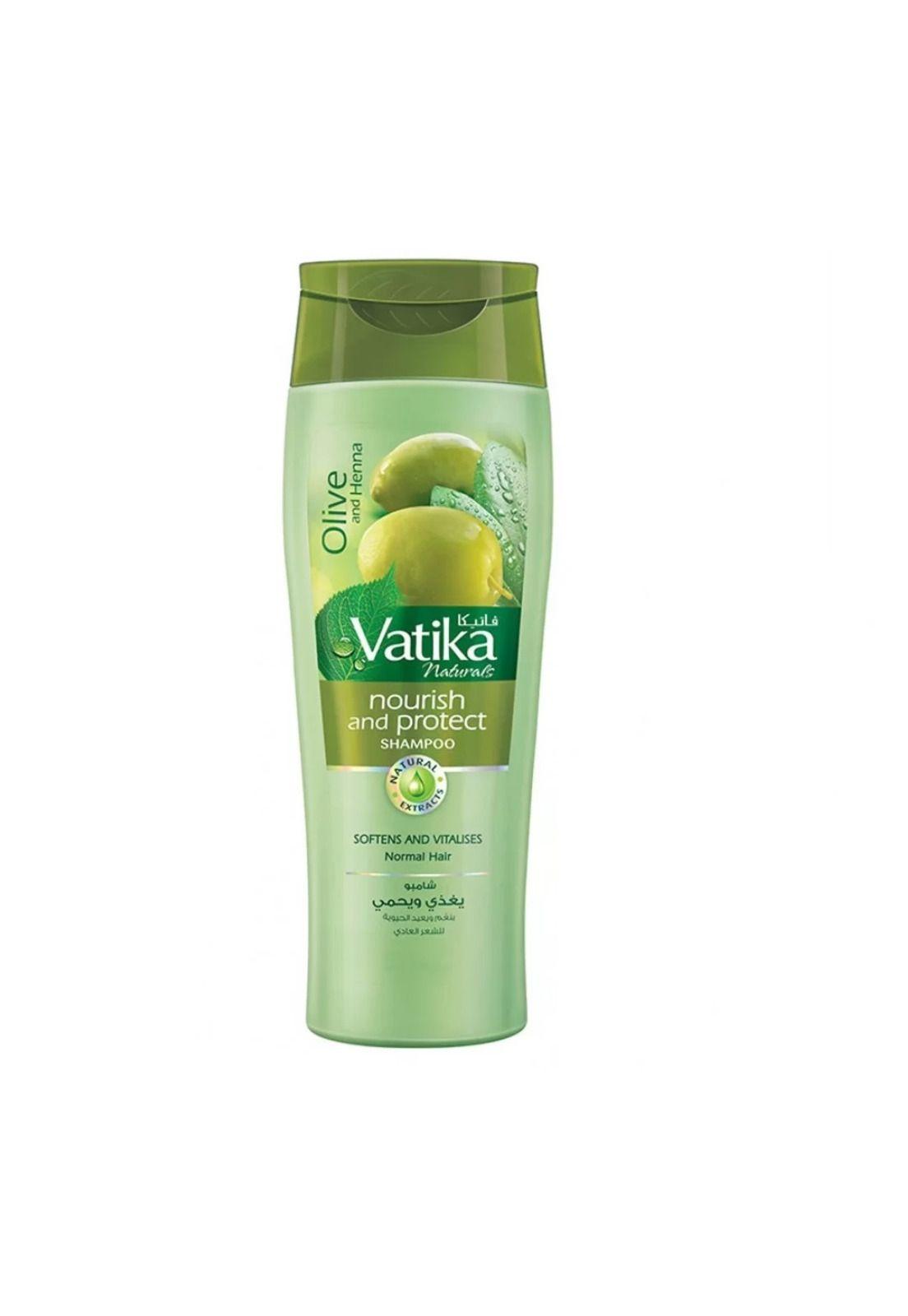Shampoo Vatika - Oliva y Henna Nutre y Protege 200ml-0