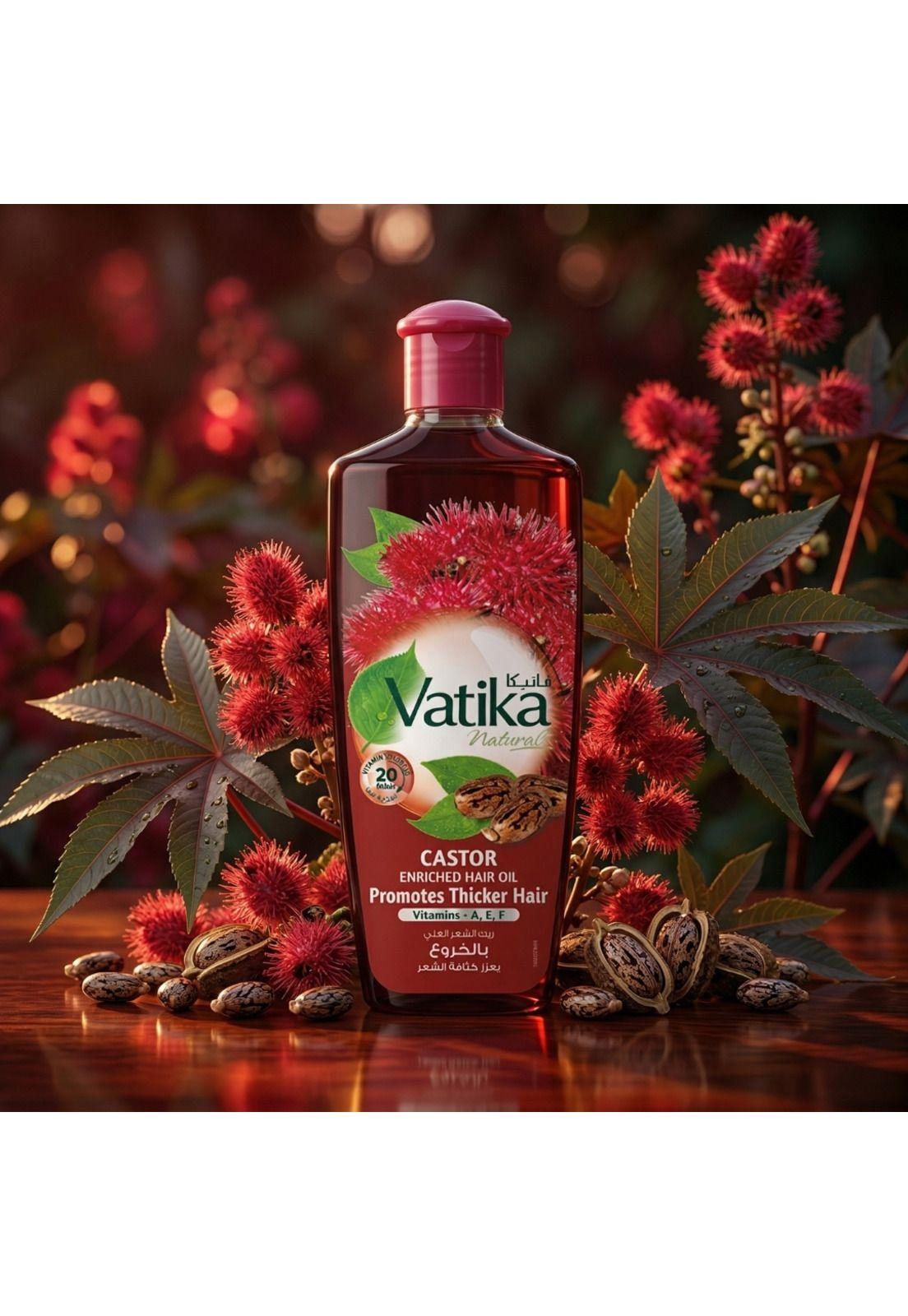 Vatika Aceite Capilar Castor 300 ml-2