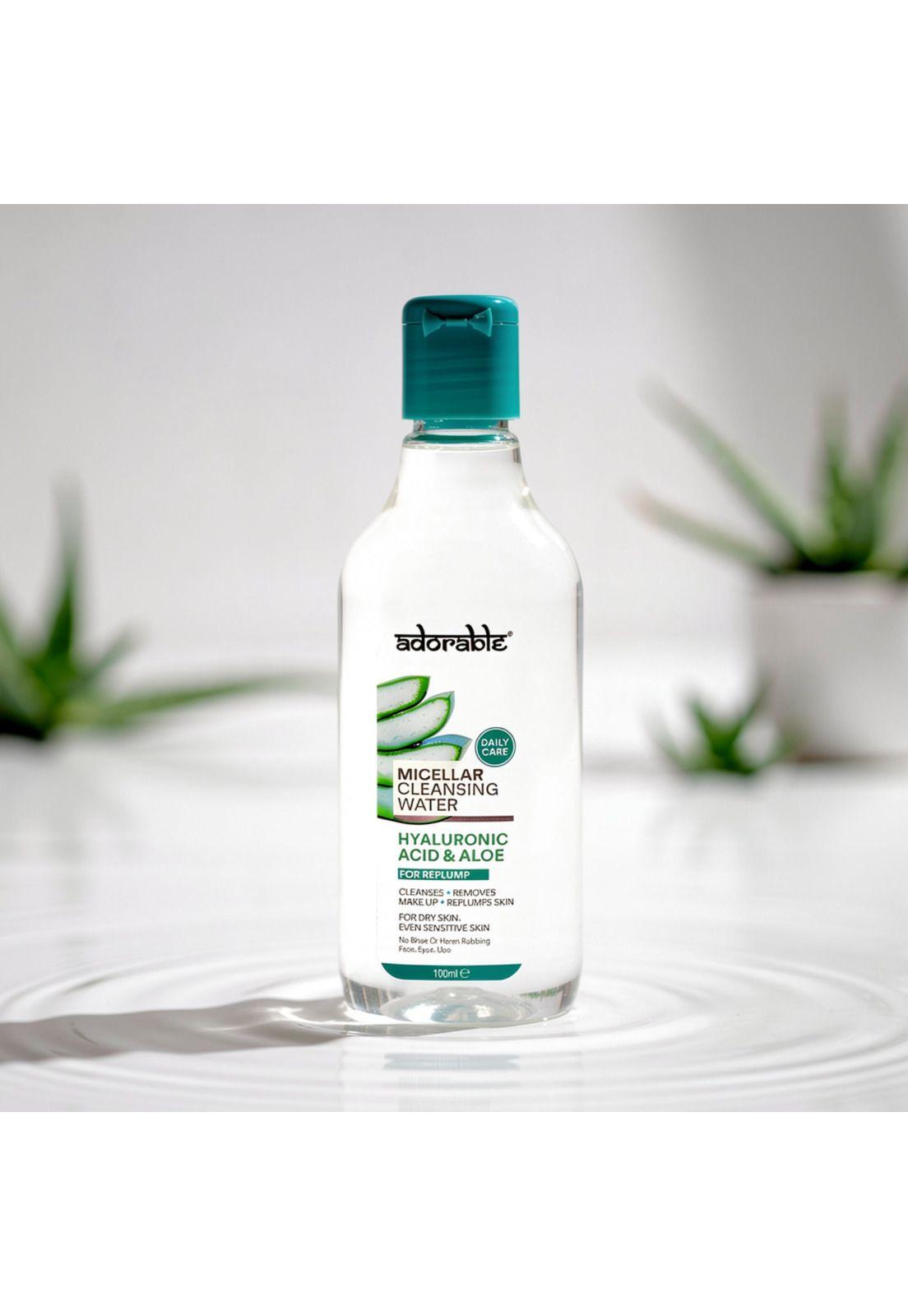 Adorable Agua Micelar Ácido Hialurónico & Aloe 100 ml-2