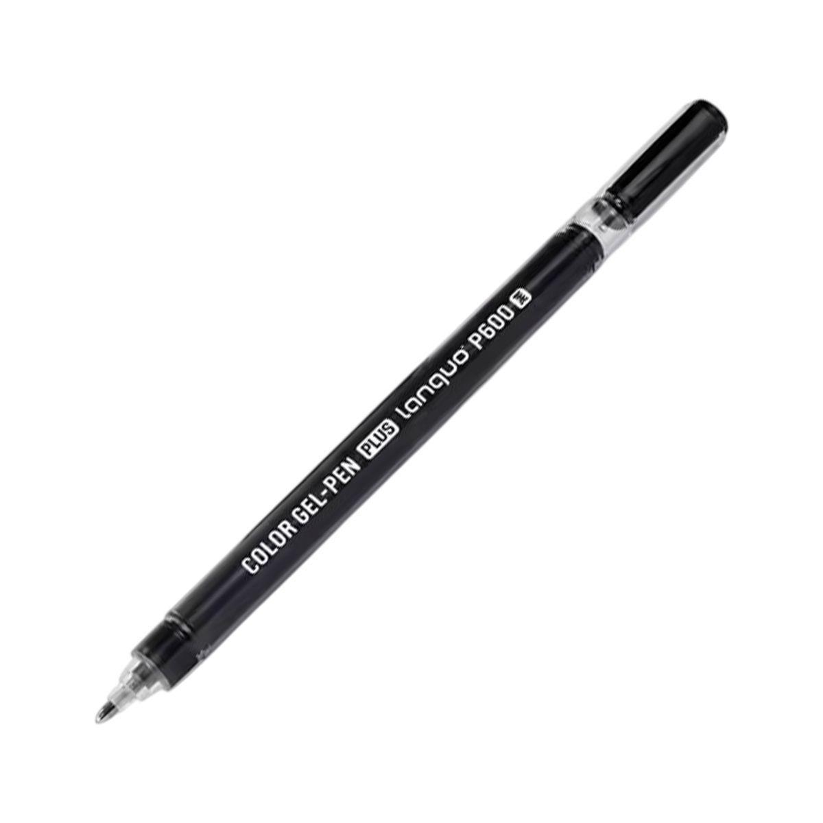 Set 6 Lapices Gel 10mm Negro Languo-2