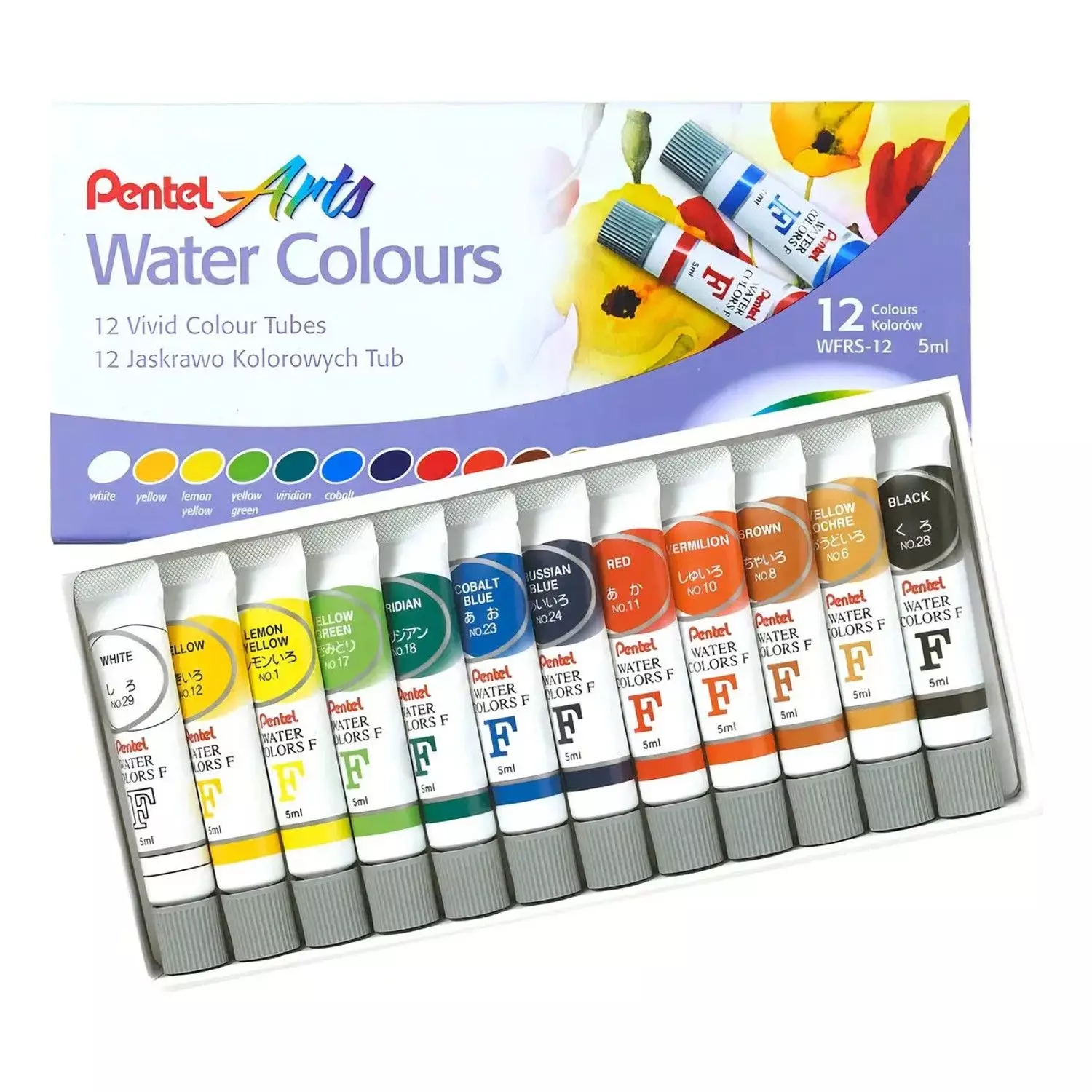 Estuche Acuarela Pentel 12 Colores-3