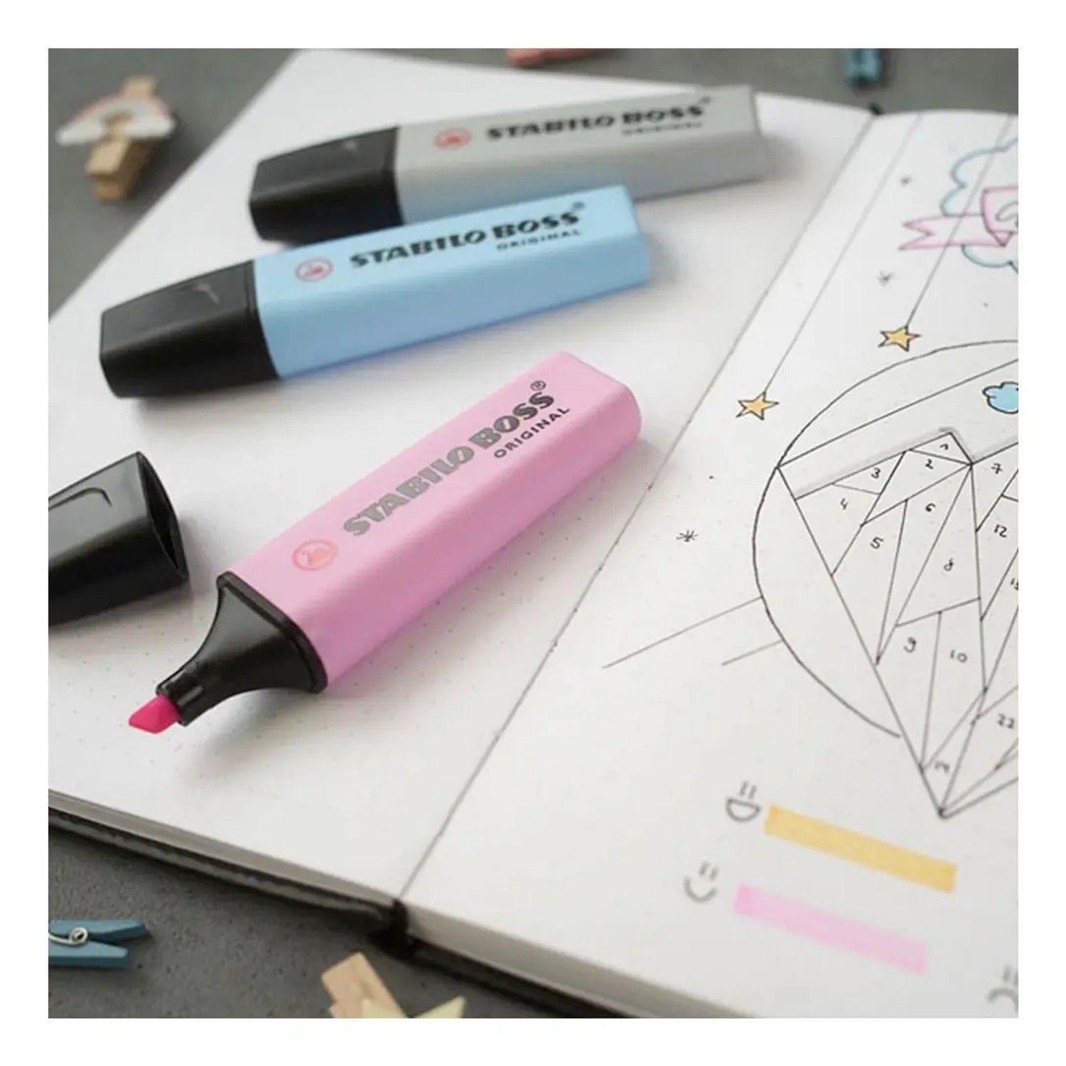 Set De 4 Destacadores Stabilo Boss Original Pastel-2