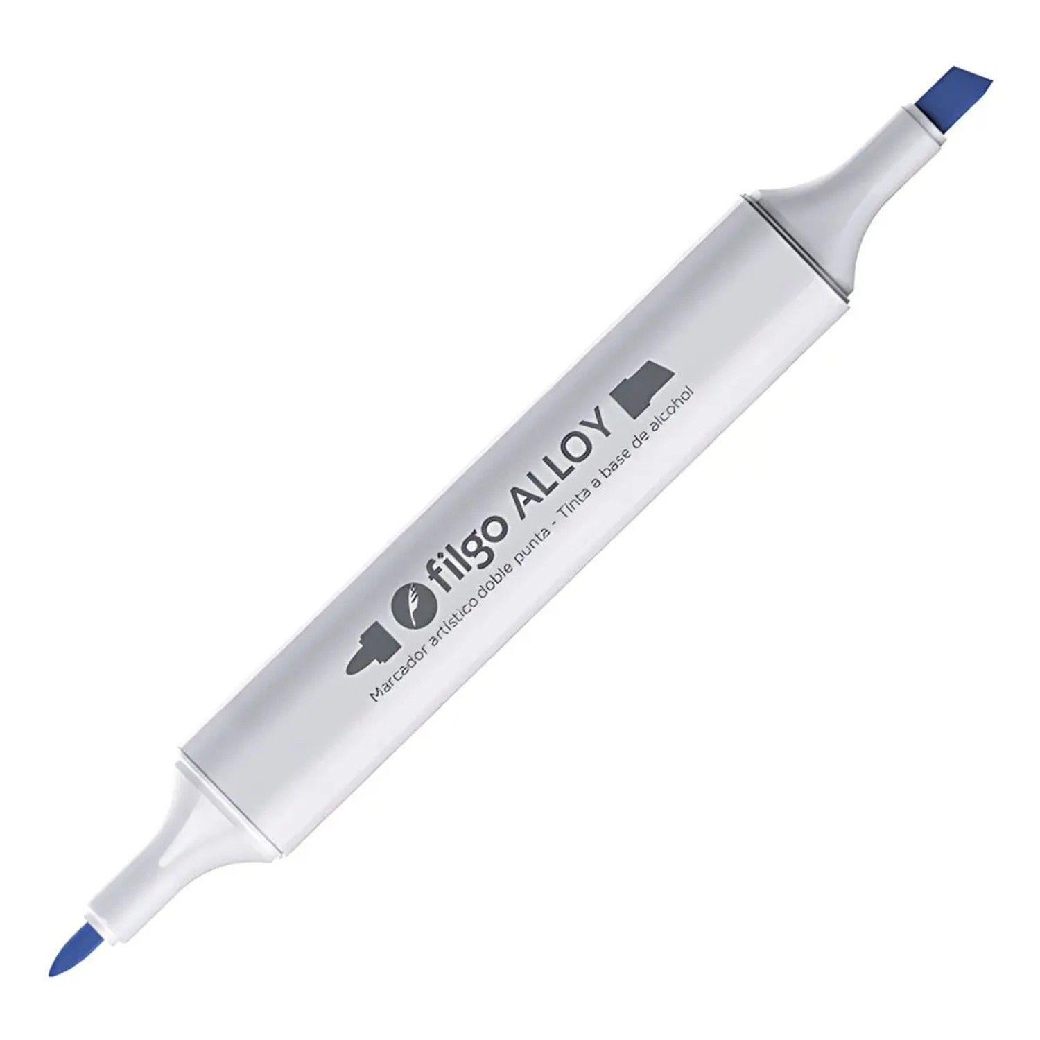 12 Marcadores Filgo Alloy Sketch Doble Punta Tonos Frios-3