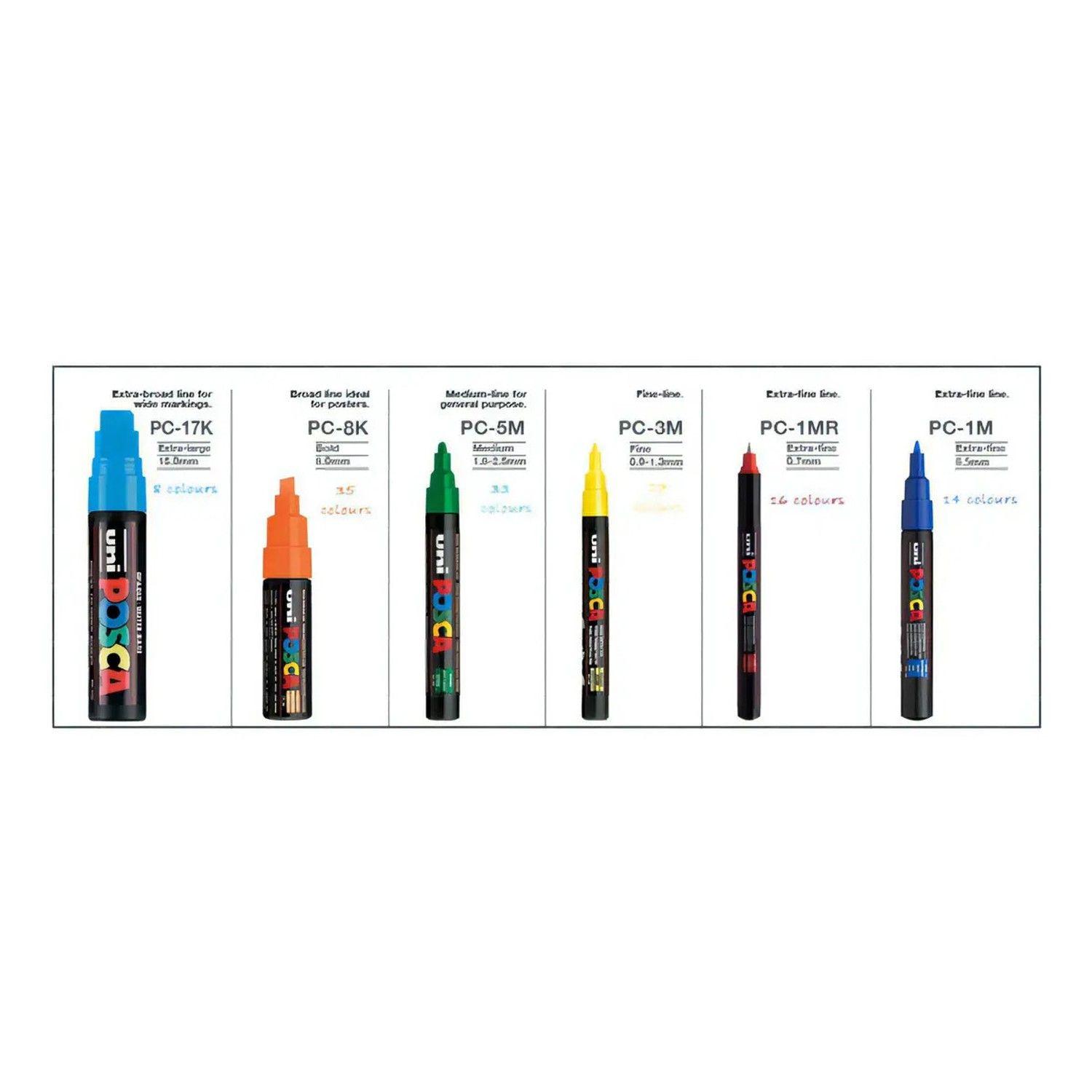 Marcadores Posca 1mr Set 8 Colores-5