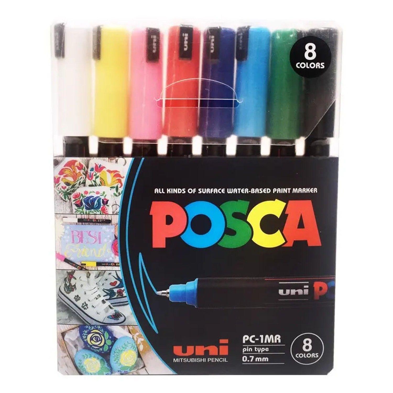 Marcadores Posca 1mr Set 8 Colores-6