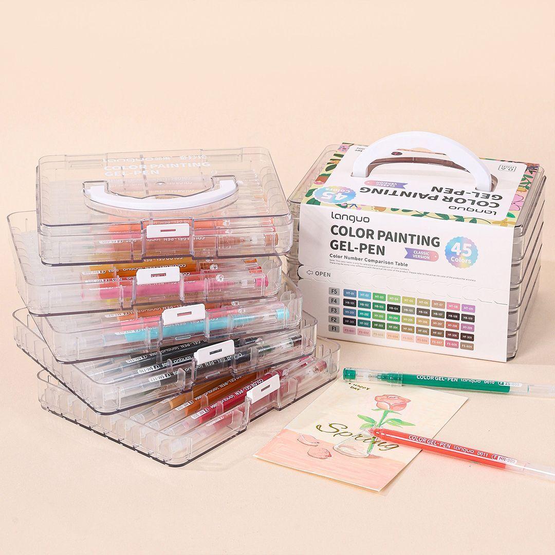 Set L pices Gel 45 Colores Languo-5