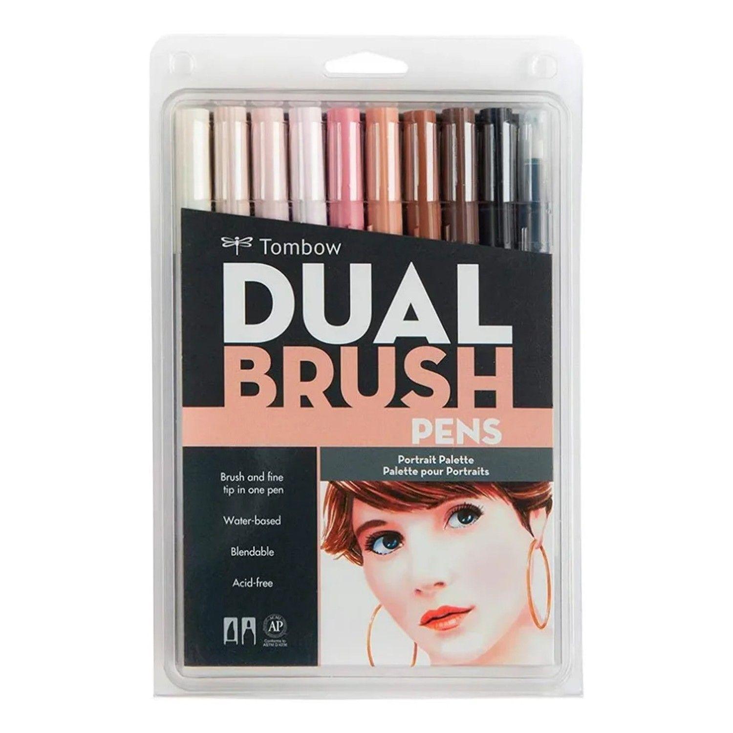 Tombow Set 10 Marcadores Dual Brush Pen  Portrait-0