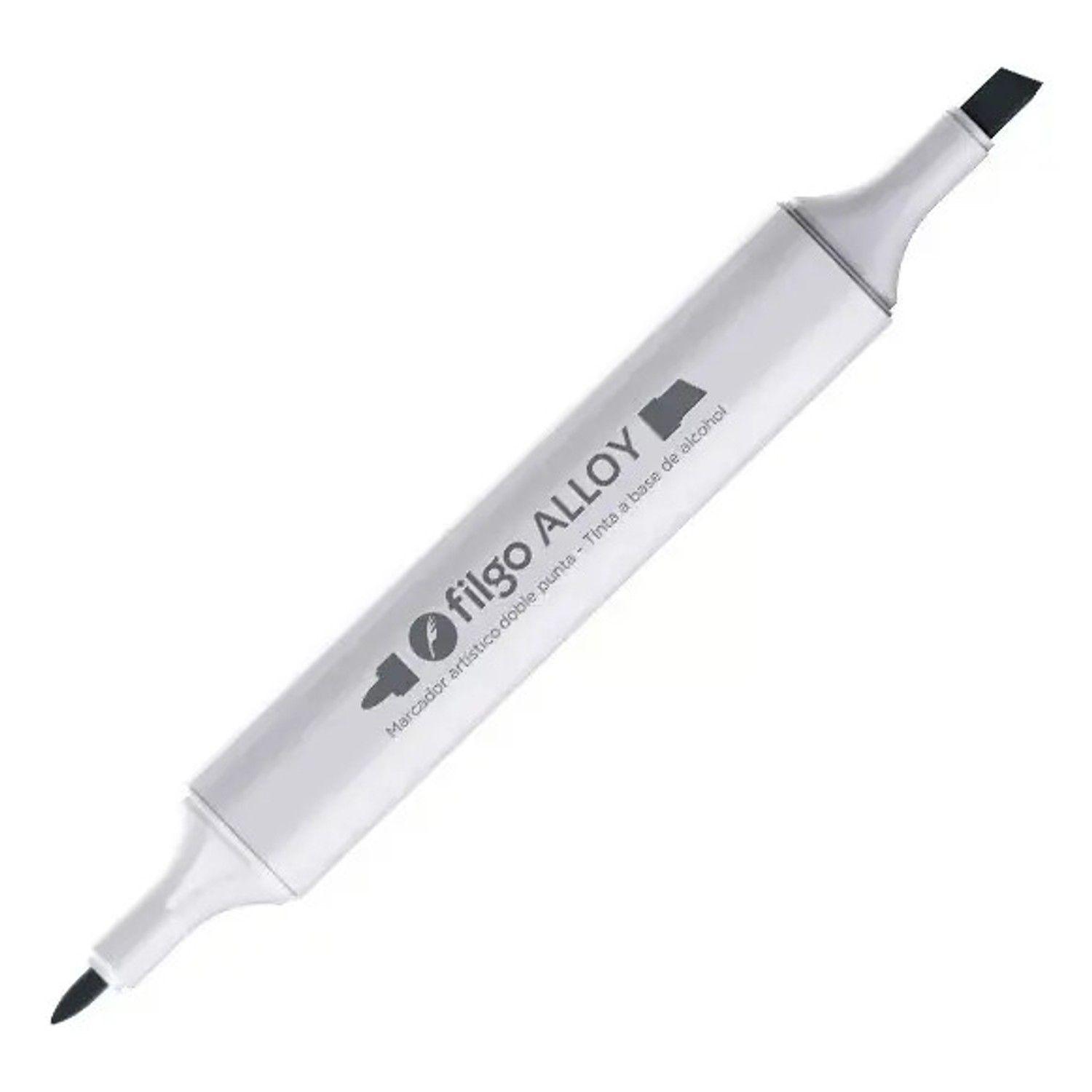 Marcadores Artísticos Doble Punta Filgo Alloy  - 12 Tonos Neutros-1