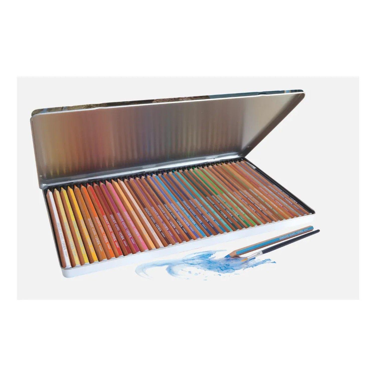 Lápices Acuarelables Lyra Graduate Aqua Lata 36 Colores 36 Colores-2