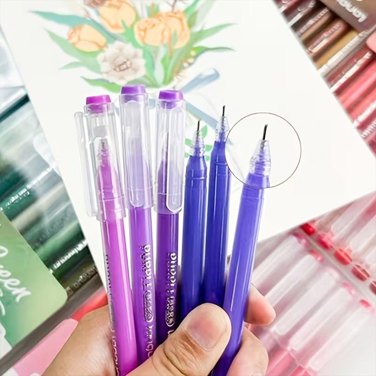 Set Lapices Gel 9 Colores Puper Style Languo-3