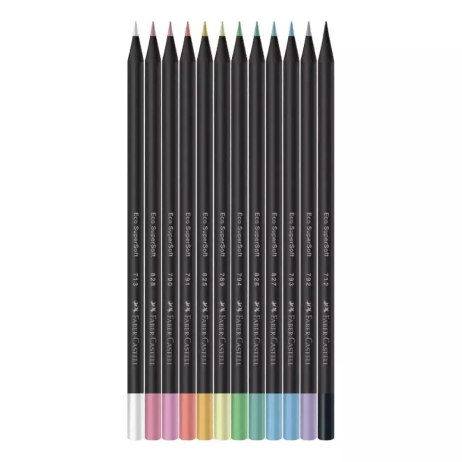 Lápices De Colores Supersoft - Set 12 Colores Pastel-3